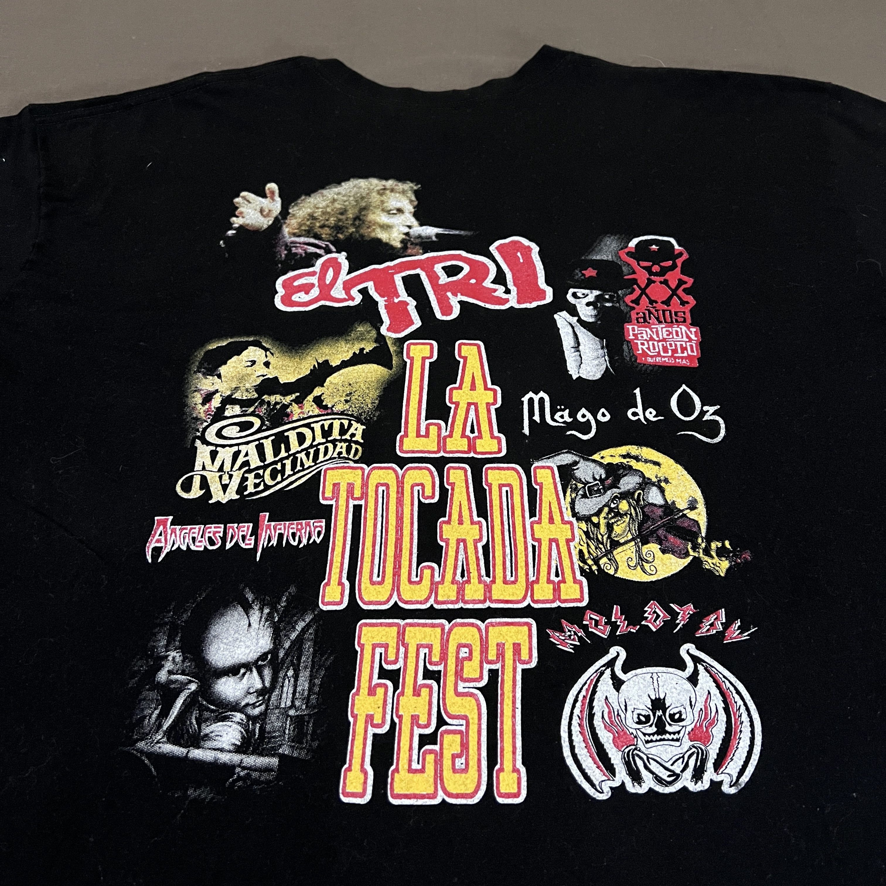 Band Tees × Mexicana El Tri La Tocada Fest Promo Tee 2XL Mexican Size US XXL / EU 58 / 5 - 5 Thumbnail