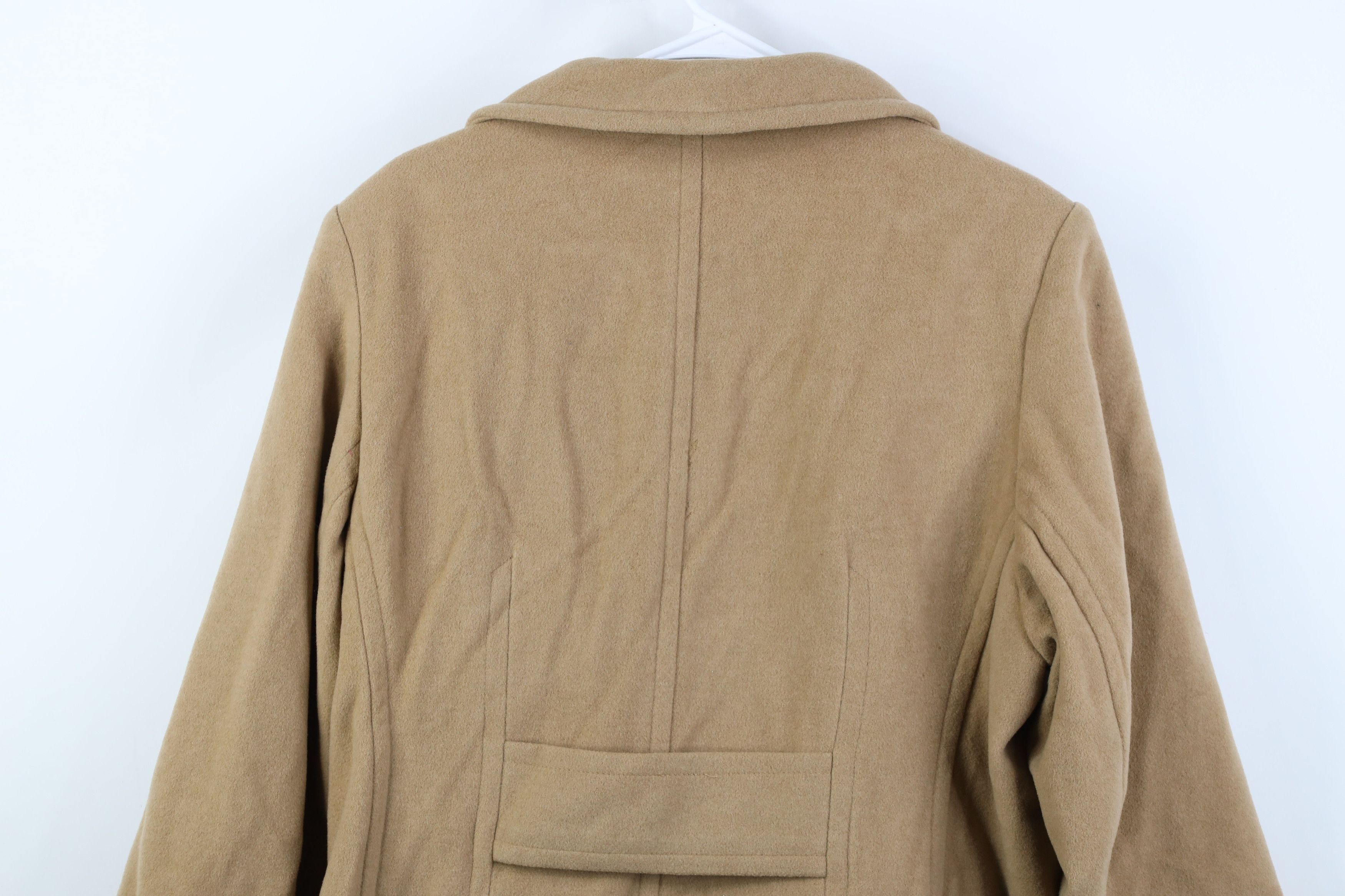 Vintage Vintage 90s Y2K Streetwear Overcoat Jacket Khaki Beige Size XXL / US 16-18 / IT 52-54 - 15 Thumbnail