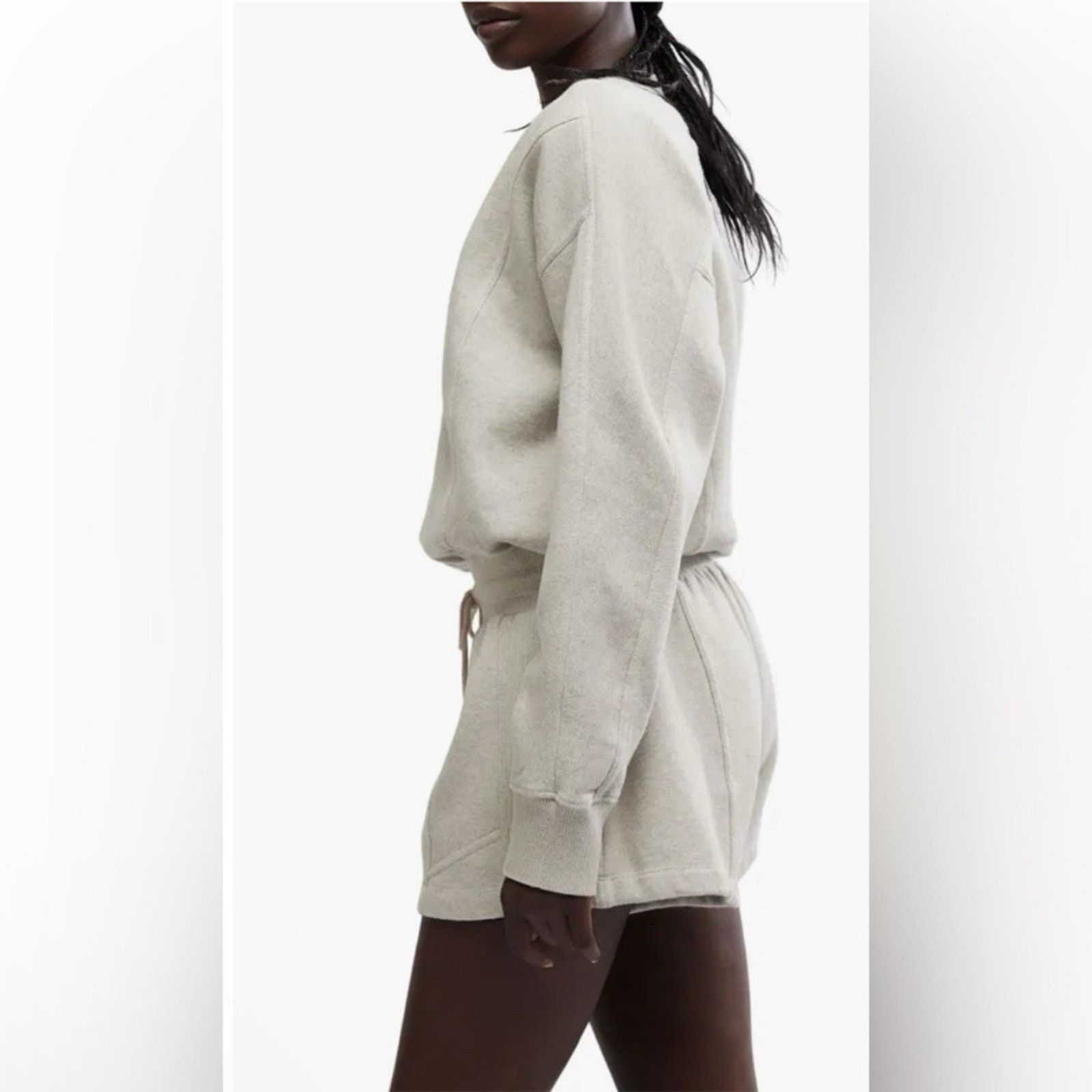 Free People Free People NWT Intercept Romper Medium in Heather Gray Size M / US 6-8 / IT 42-44 - 5 Thumbnail