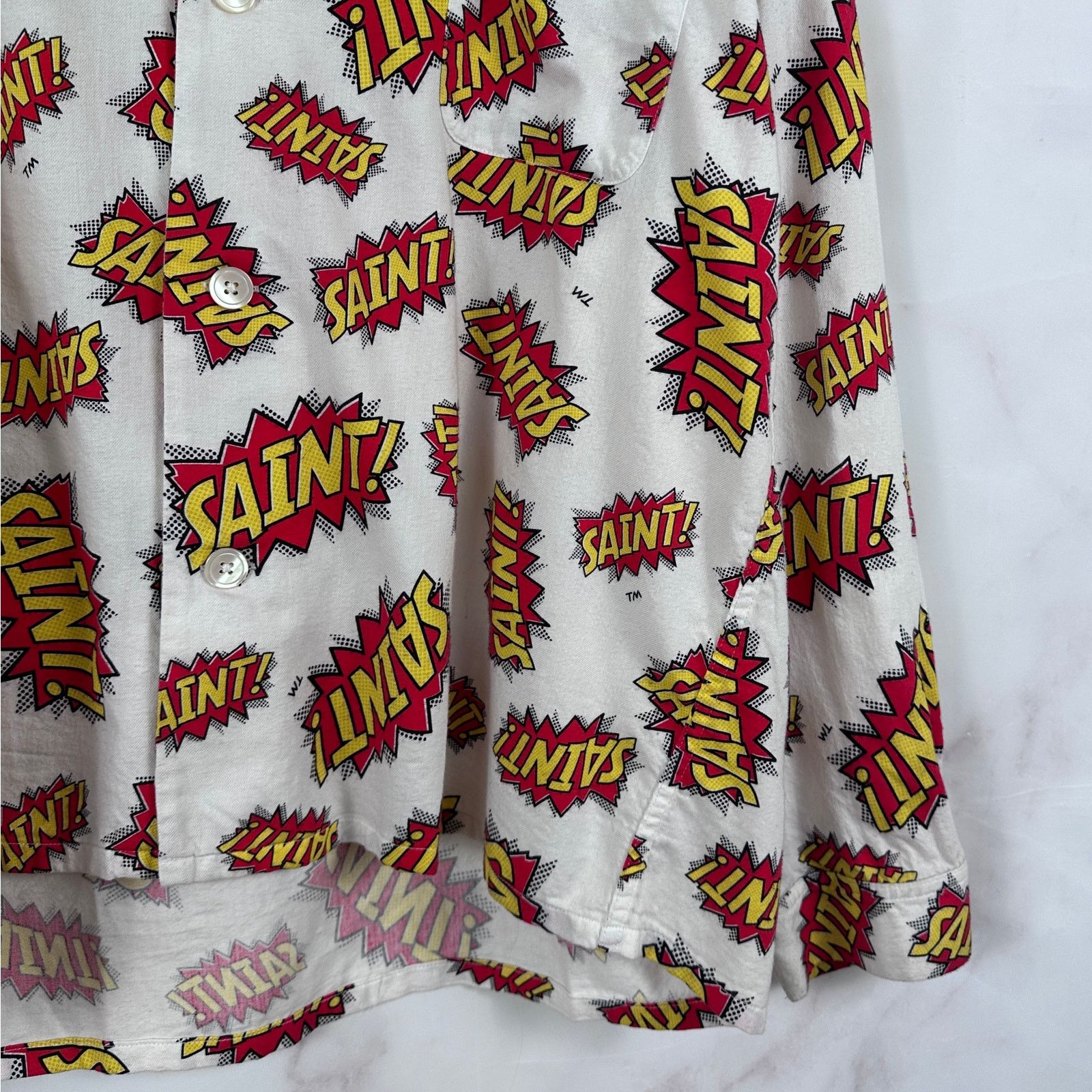 Saint Michael A/W22 POW Comic Button-Up Shirt Size US L / EU 52-54 / 3 - 7 Thumbnail