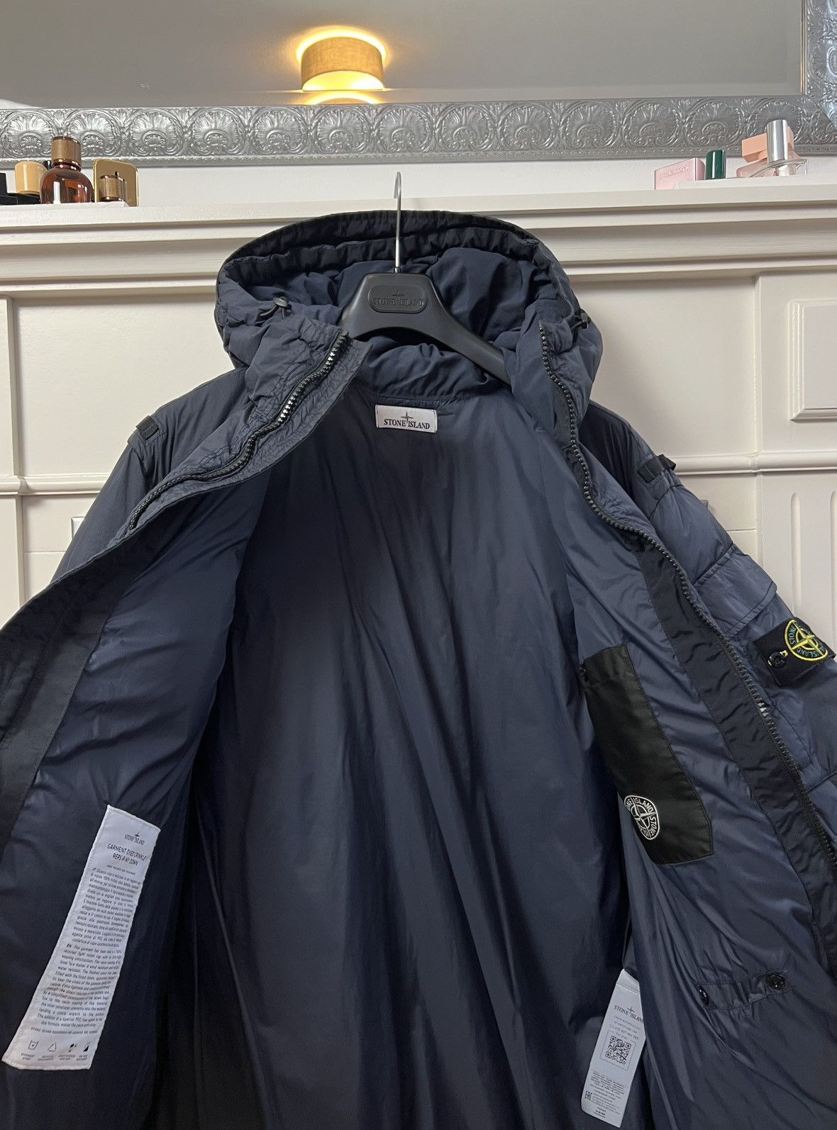 Stone Island Stone Island | Garment Dyed R-NY Down | Dark Navy | Size XXL Size US XXL / EU 58 / 5 - 8 Thumbnail