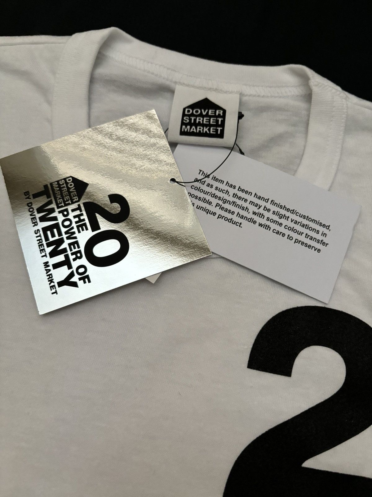 Dover Street Market 1 of 1 Air Jordan DSM 20th Ann 23 Embroidered Tee Size US L / EU 52-54 / 3 - 3 Thumbnail