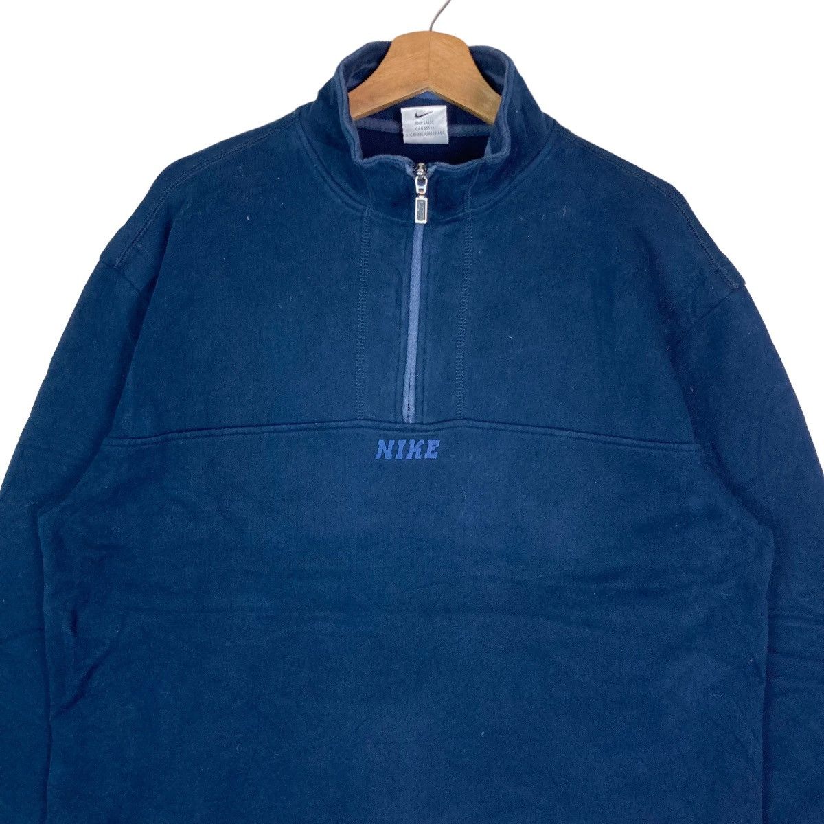 Nike Nike BOX Logo Quarter Zip Pullover Jumper Sweatshirt Size US M / EU 48-50 / 2 - 2 Thumbnail