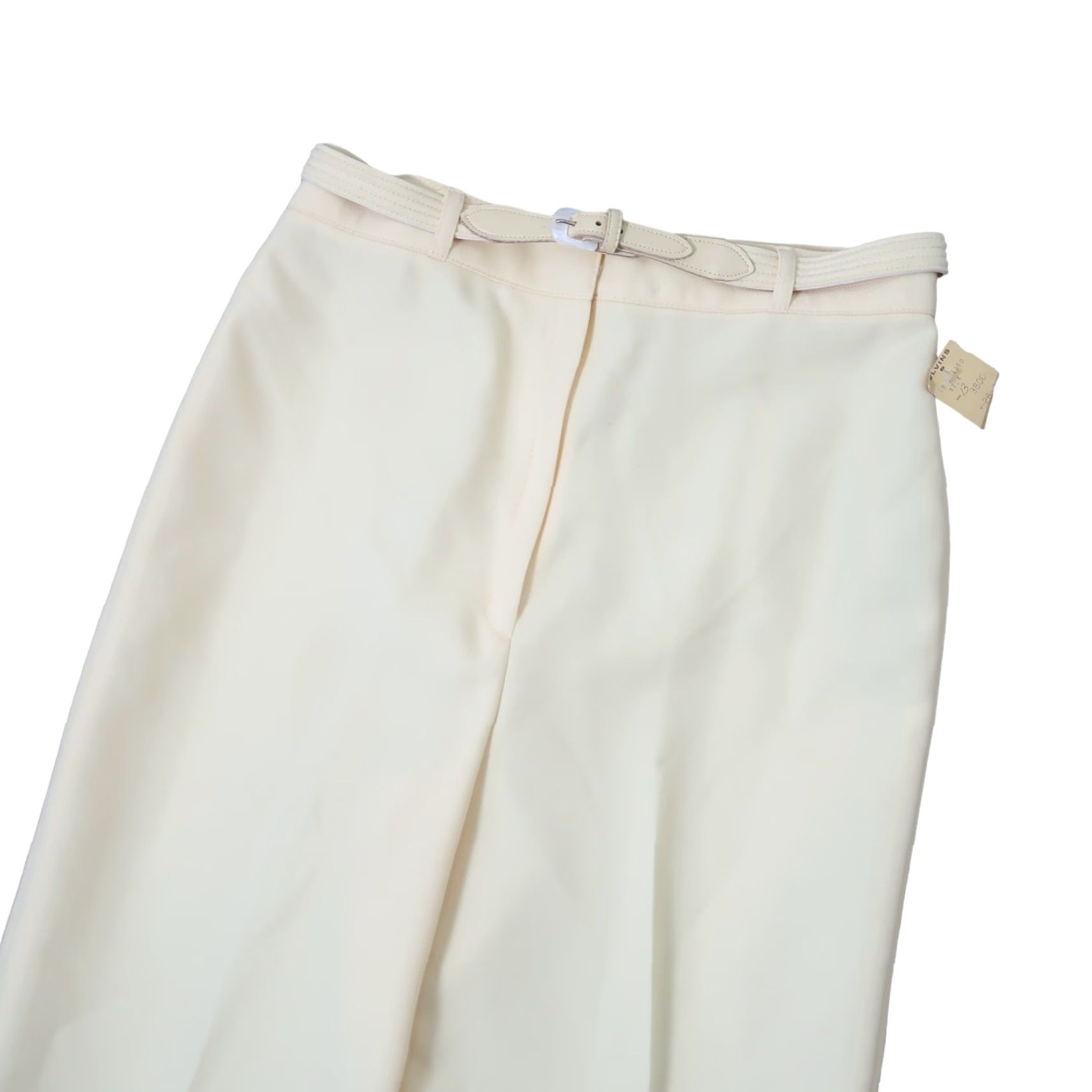 Vintage VINTAGE 70s College Town pastel yellow high rise straight leg pants 14 Size 29" - 2 Thumbnail