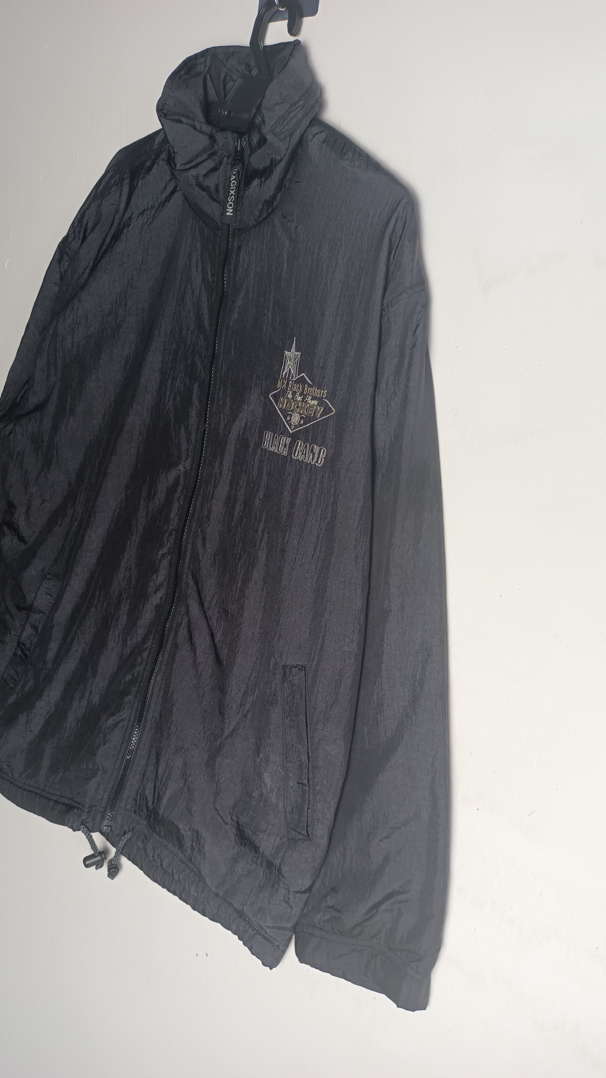 Japanese Brand MX BLACK BROTHER HOCKEY BLACK GANG LIGHT JACKET Size US XL / EU 56 / 4 - 4 Thumbnail