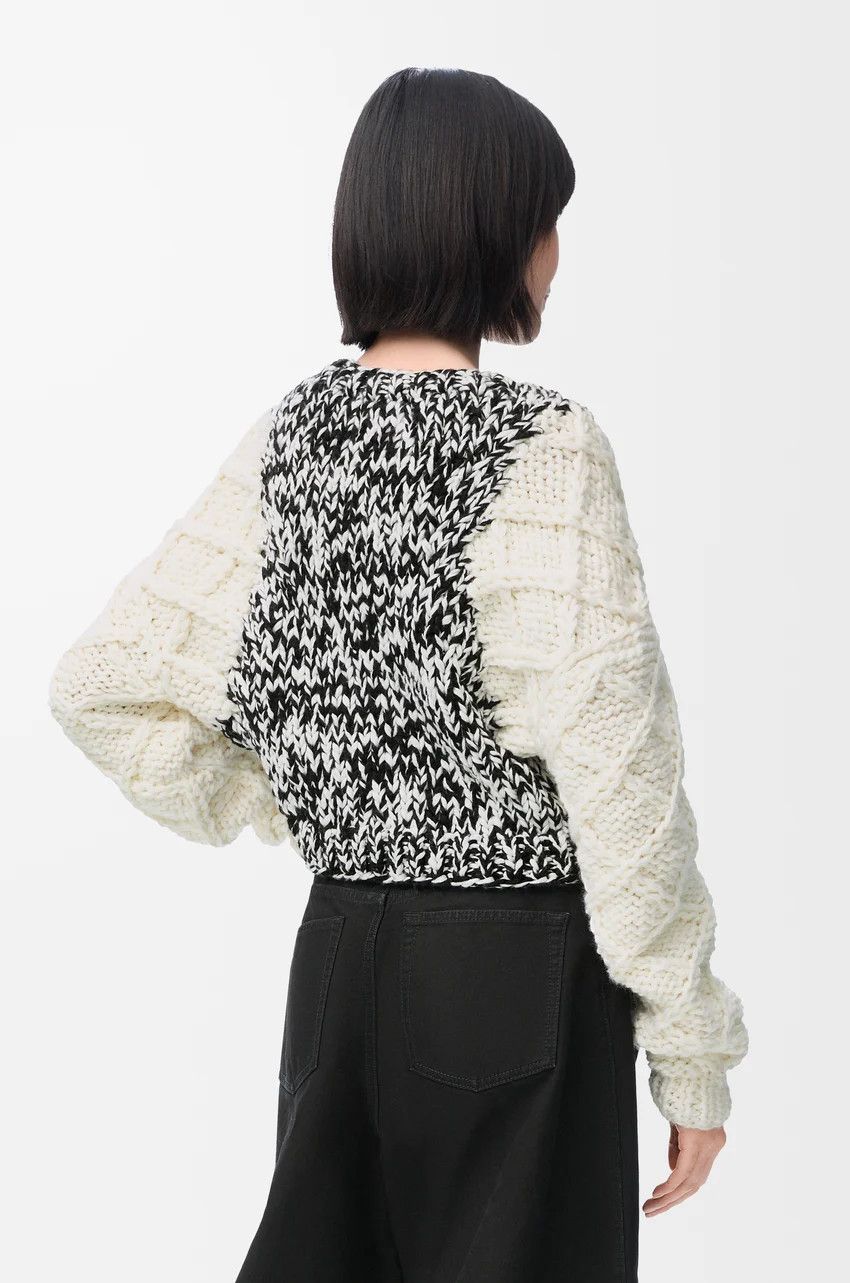 Loewe o1loc1c0525 Sweater in Wool Blend in Multicolor Size S / US 4 / IT 40 - 4 Thumbnail