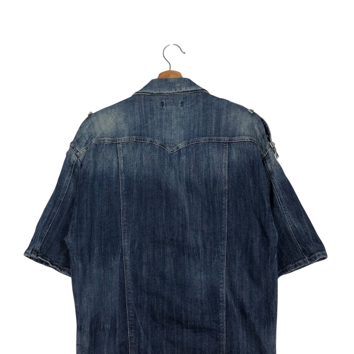 Diesel Diesel Long Sleeve Denim Coat (Short Sleeve) Vintage Wash XS Size US XS / EU 42 / 0 - 11 Thumbnail