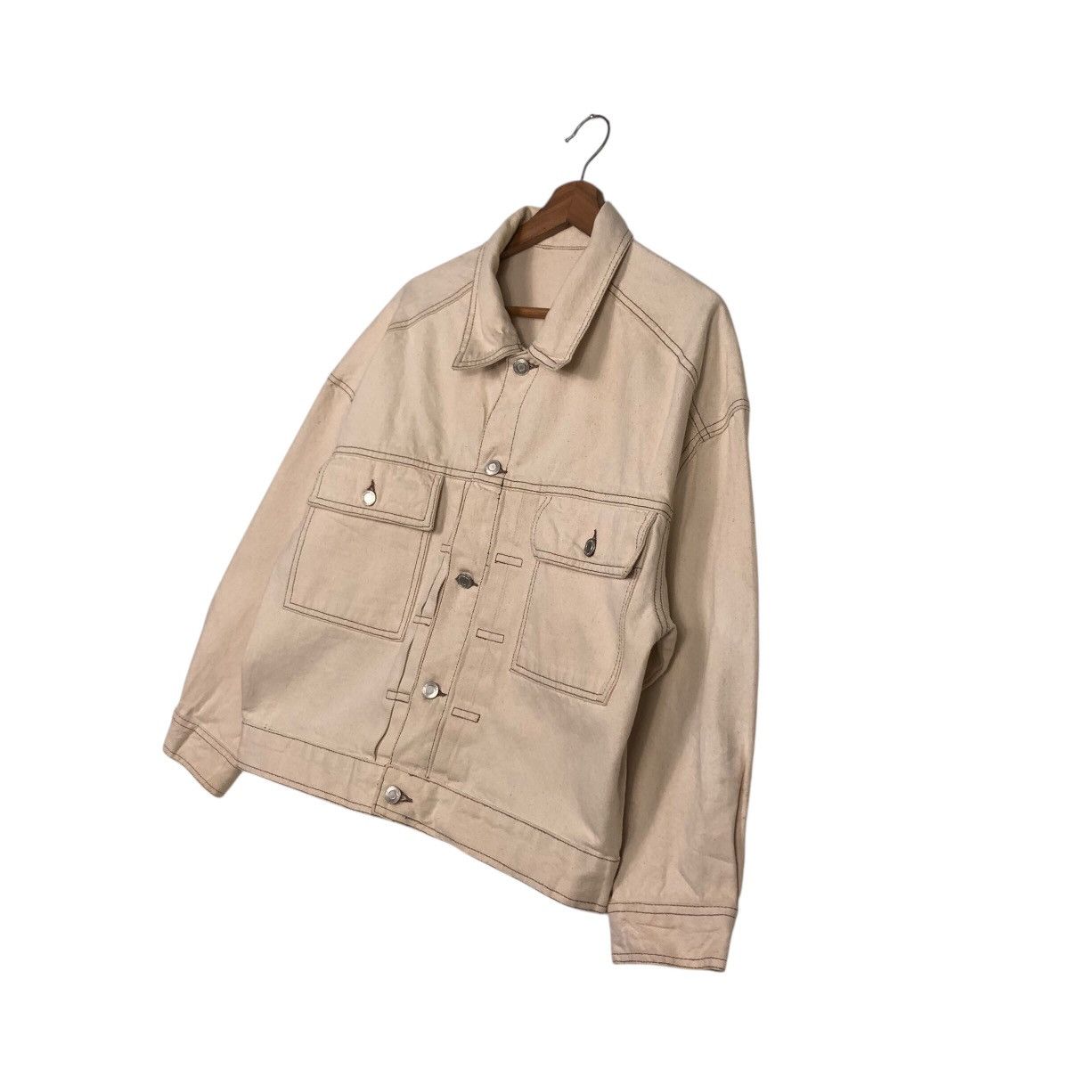 Vintage 📌Vintage Cropped Biker Jacket Double Pocket Issey Miyake Size US M / EU 48-50 / 2 - 3 Thumbnail