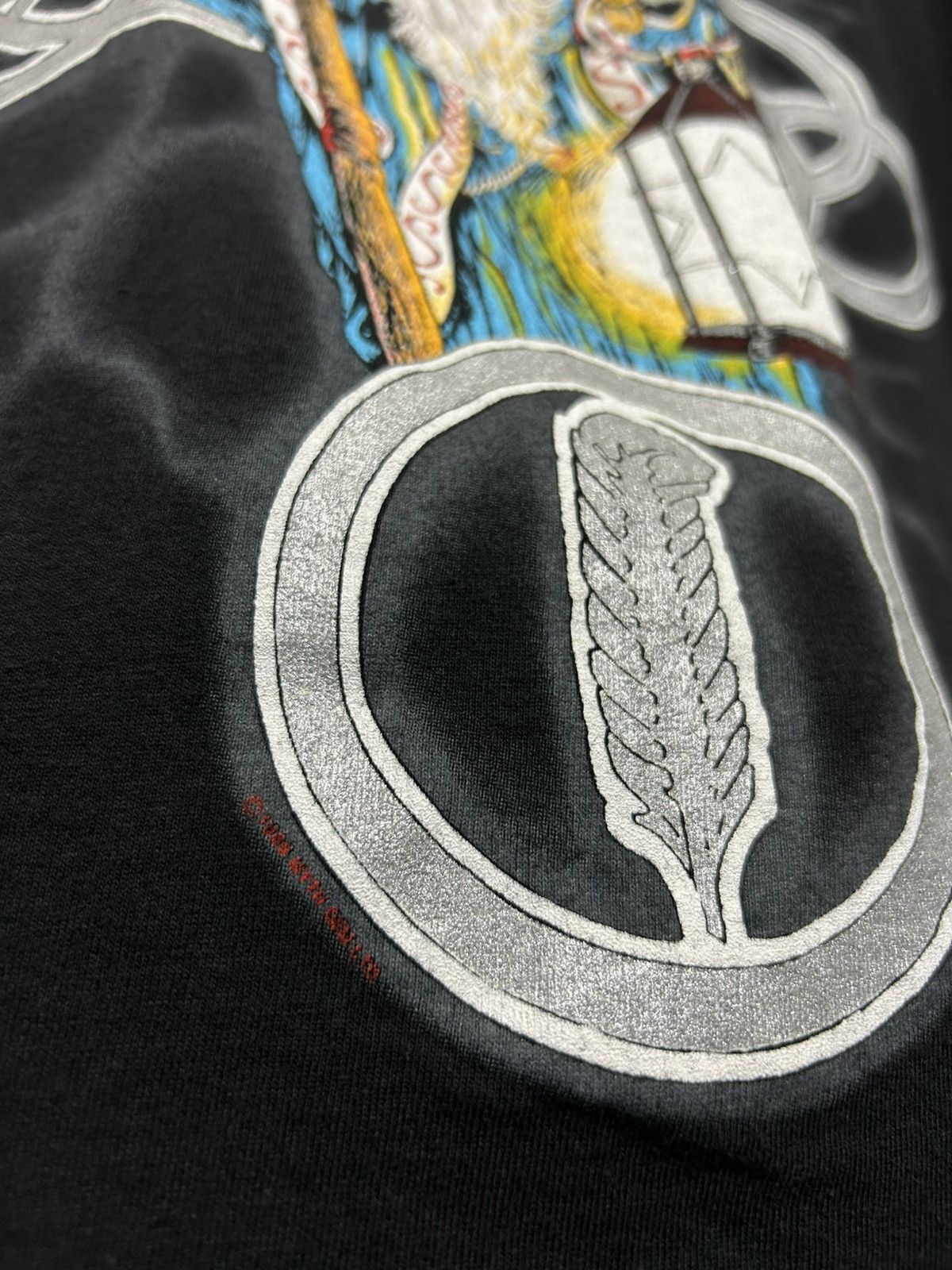 Band Tees 1988 Zoso Led Zeppelin Wizard Tee Size US XL / EU 56 / 4 - 3 Thumbnail