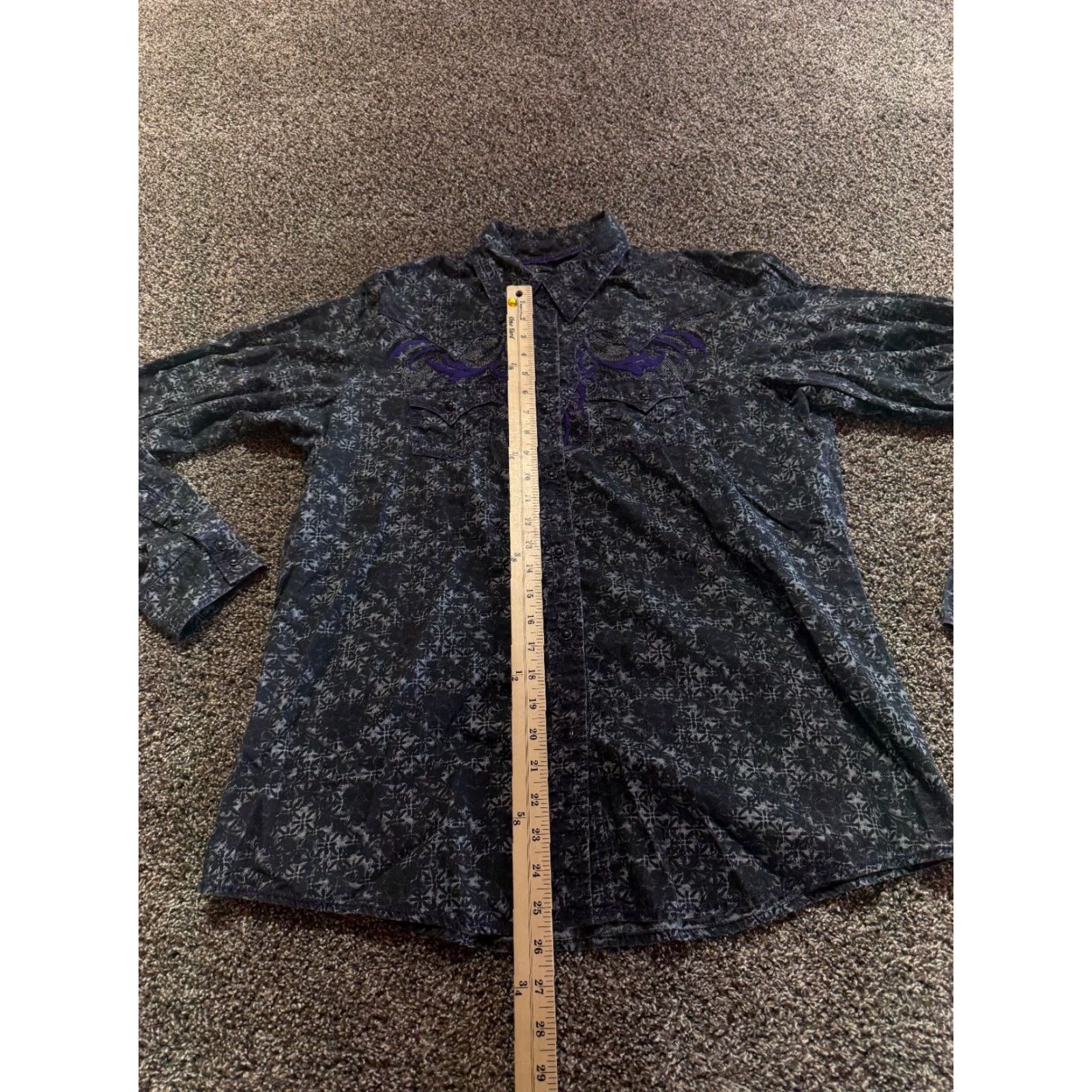 Vintage Cruel Girl Women's Shirt 2XL Long Sleeve Western Cowgirl Pearl Snap Button-Up Shirt Mens, Womens, Girls? Size XXL / US 16-18 / IT 52-54 - 5 Thumbnail