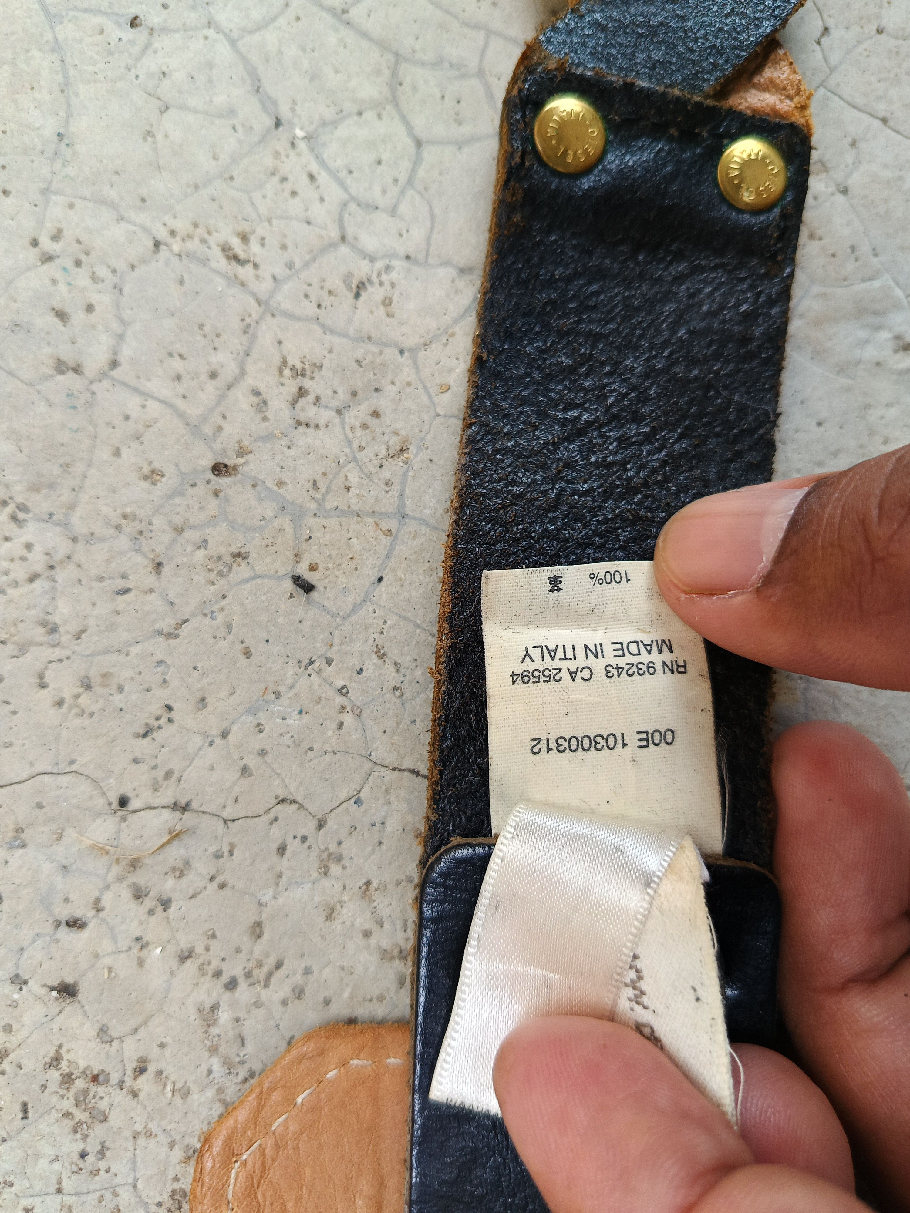 Diesel RARE🔥 DIESEL VINTAGE LEATHER BELT Size 32 - 15 Thumbnail