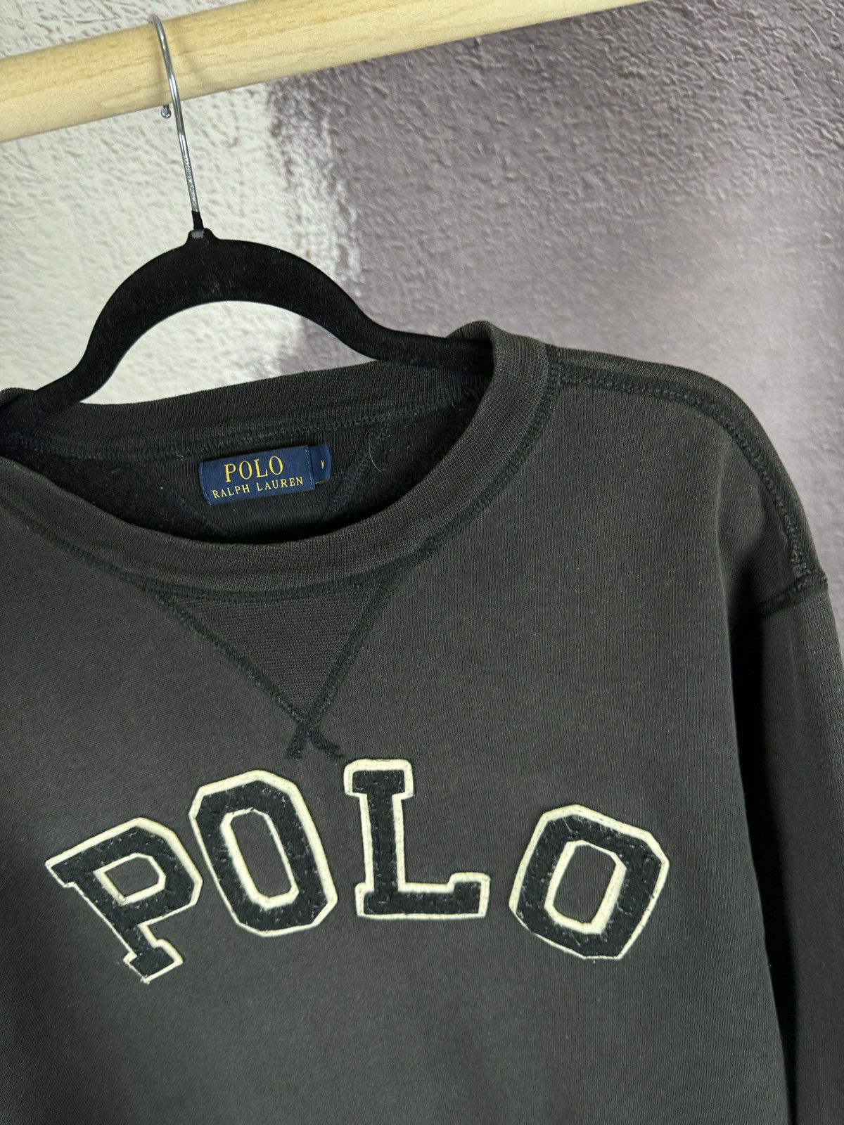 Polo Ralph Lauren Polo Ralph Lauren big logo faded sweatshirt Size US M / EU 48-50 / 2 - 9 Thumbnail