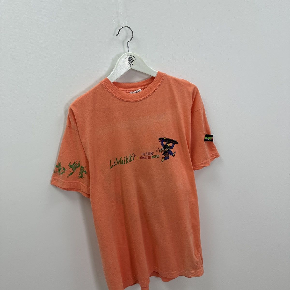 Vintage Vintage 90 LC Waikiki Sound of Hawaiian wave tee banana y2k Size US XL / EU 56 / 4 - 6 Thumbnail