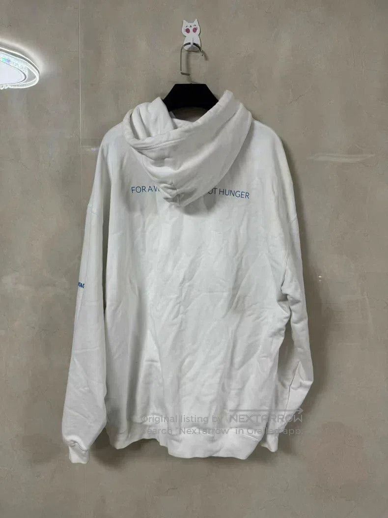 Balenciaga Balenciaga Grain Print Letter Hoodie Size US S / EU 44-46 / 1 - 2 Thumbnail