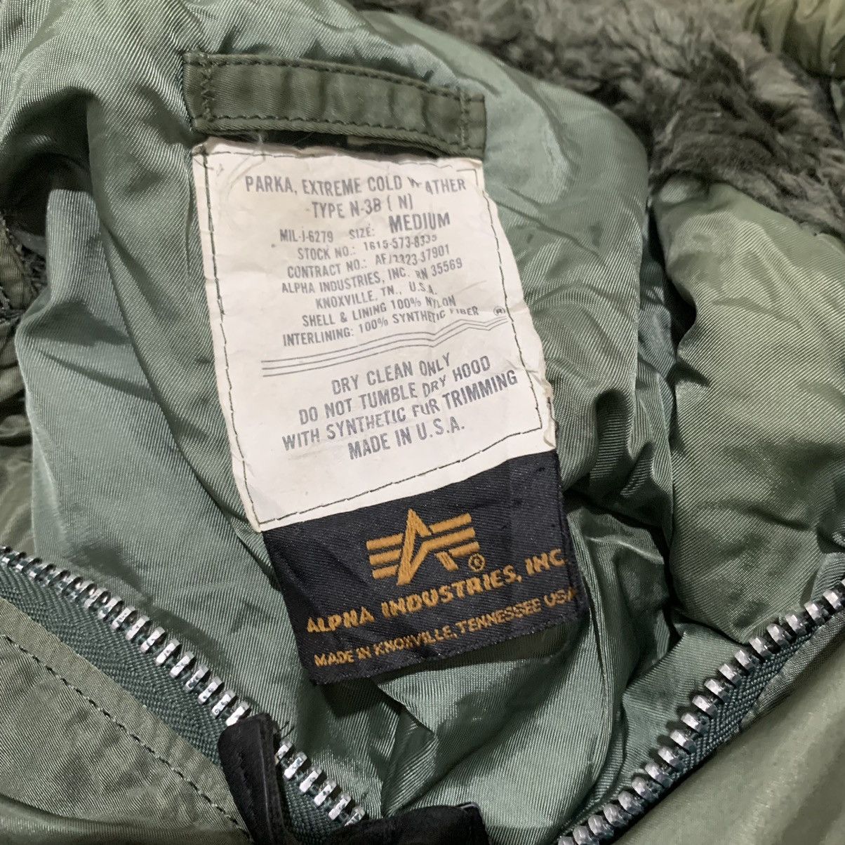 Alpha Industries × Vintage Vintage Alpha Industries N-3B parka jacket Size US XL / EU 56 / 4 - 8 Thumbnail