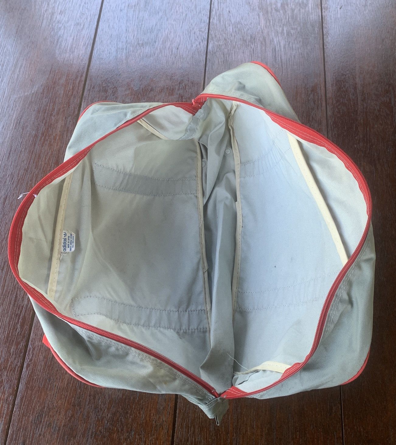 Adidas × Vintage 80s Adidas big logo travel/duffel bag made in Japan Size ONE SIZE - 3 Thumbnail