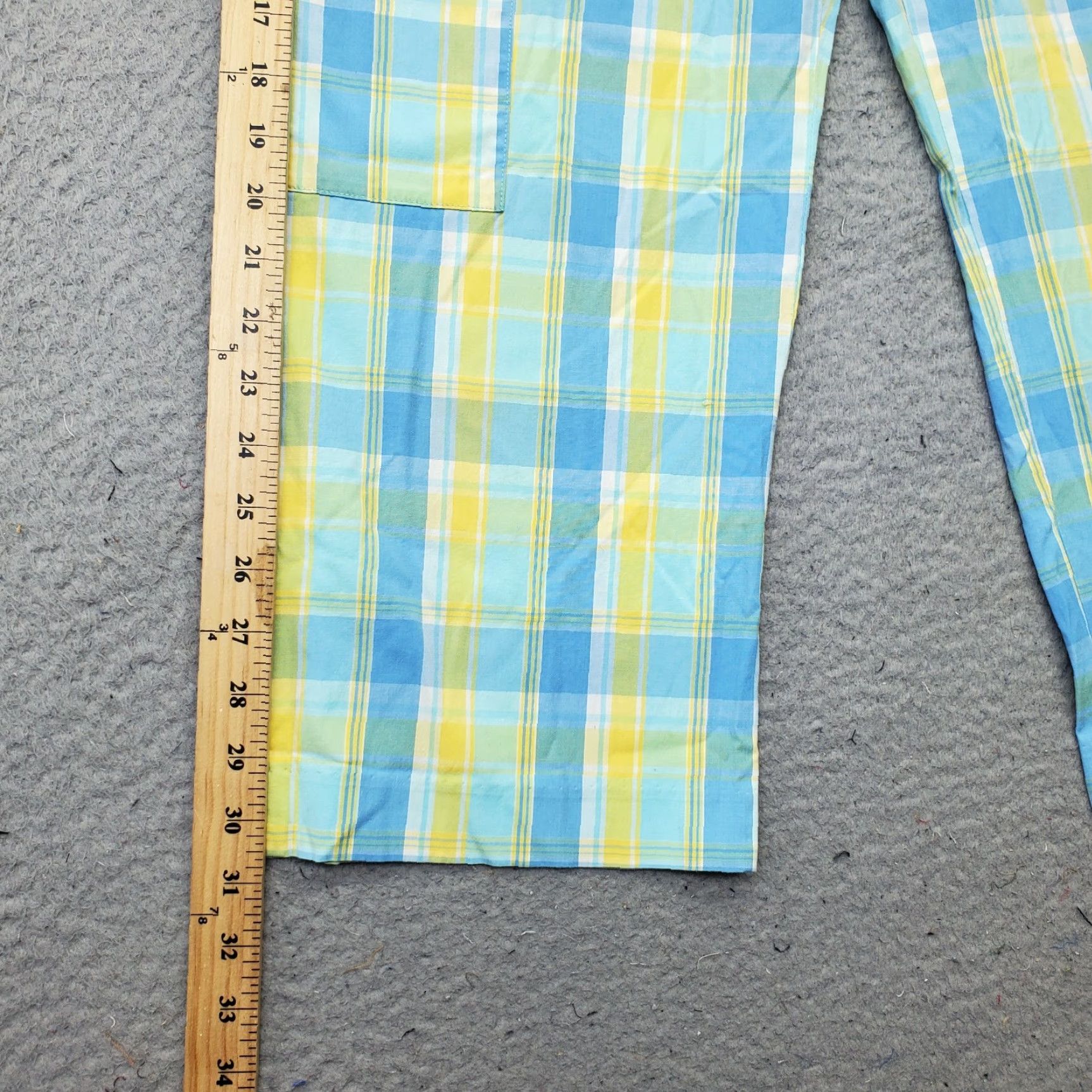 Lilly Pulitzer Lilly Pulitzer Womens Size 6 Multi Plaid Cargo Pants Spring Resort High Waisted Casual Knit Cotton Pockets Cargo Mens? Size 28" / US 6 / IT 42 - 3 Thumbnail