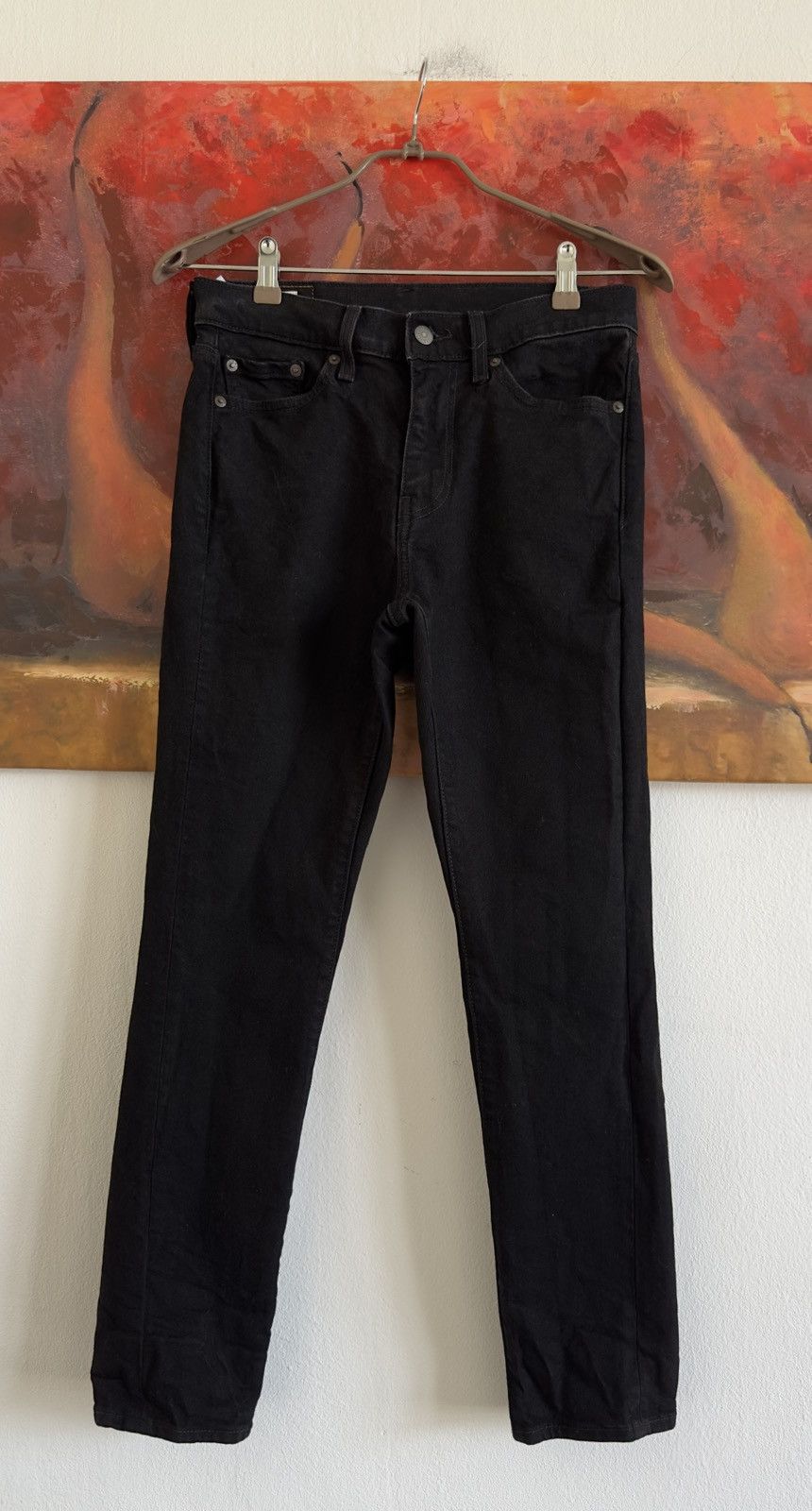Levi's Levis 510 Black Denim Stretch Slim Jeans Size 30/30 Size US 30 / EU 46 - 2 Thumbnail