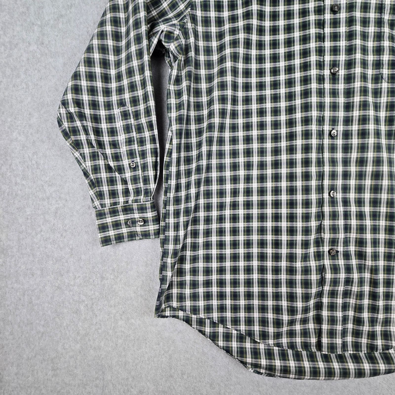 Lands' End Lands' End 16-32 Men Long Sleeve Checkered Button Down Shirt Size US L / EU 52-54 / 3 - 5 Thumbnail