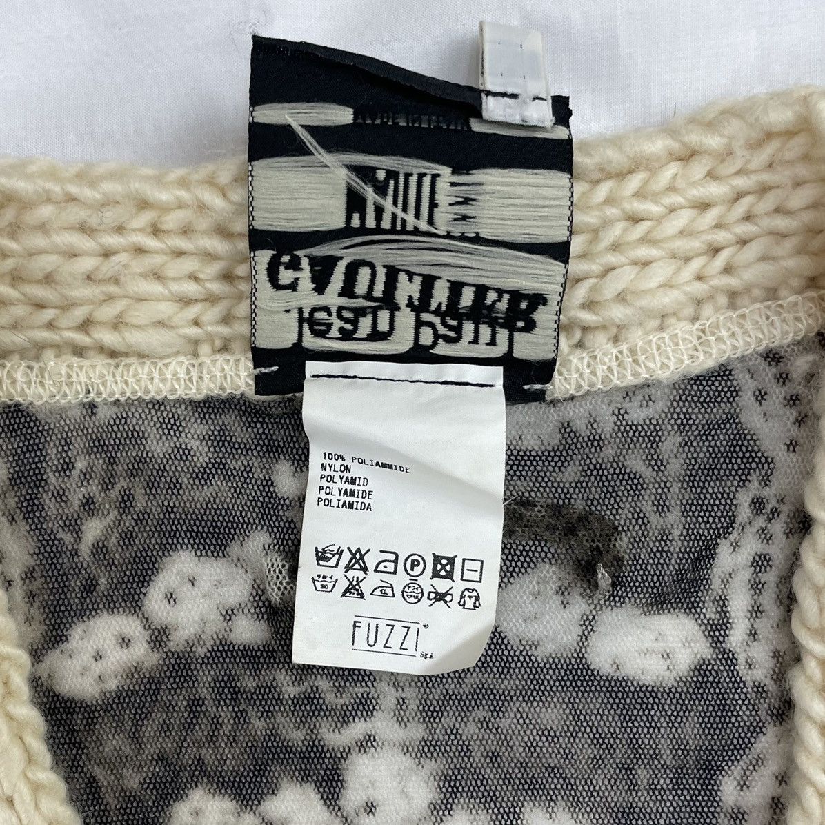 Jean Paul Gaultier Jean Paul Gaultier Trompe L´oeil Knit Cardigan Mesh Vintage Size US M / EU 48-50 / 2 - 9 Thumbnail