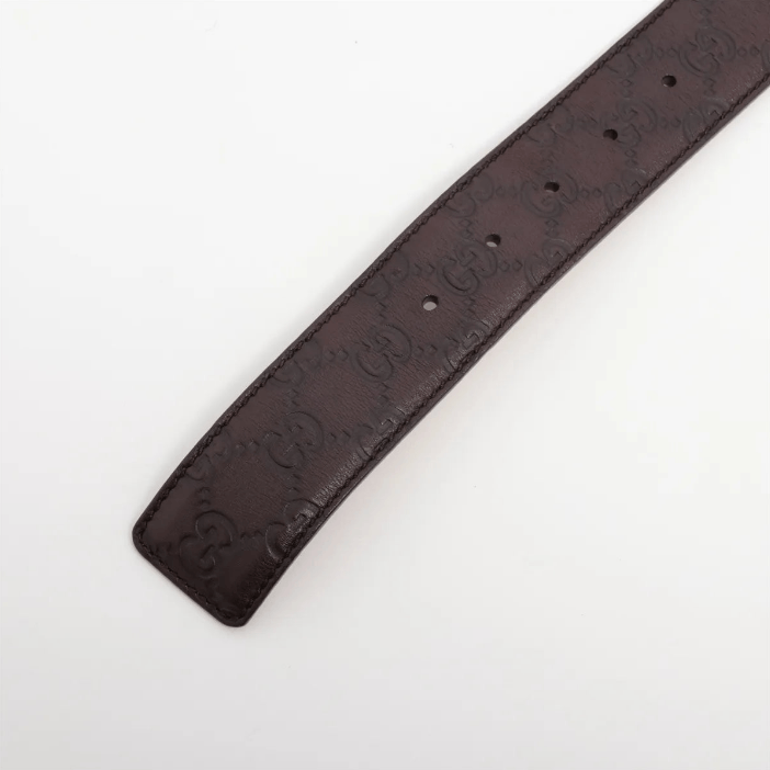 Gucci Interlocking GG Leather Belt Size ONE SIZE - 3 Thumbnail