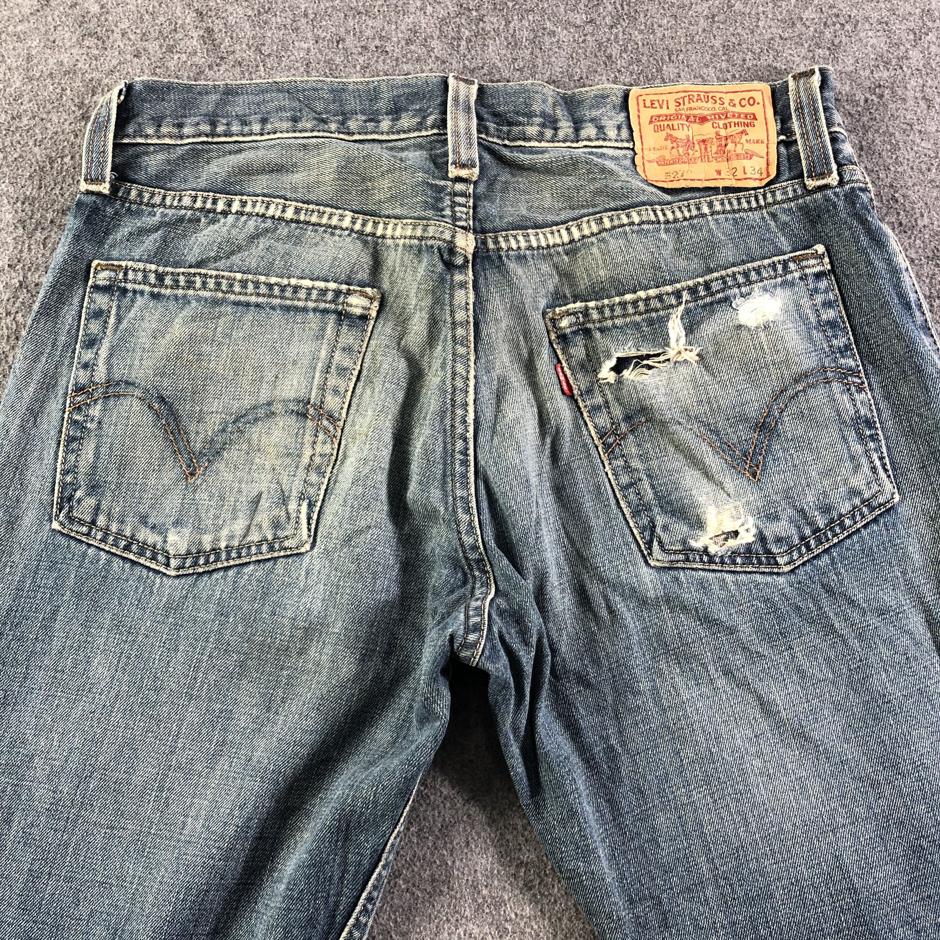Levi's Vintage Blue Wash Levis 527 Flare Jeans-J3092 Size US 33 - 4 Thumbnail