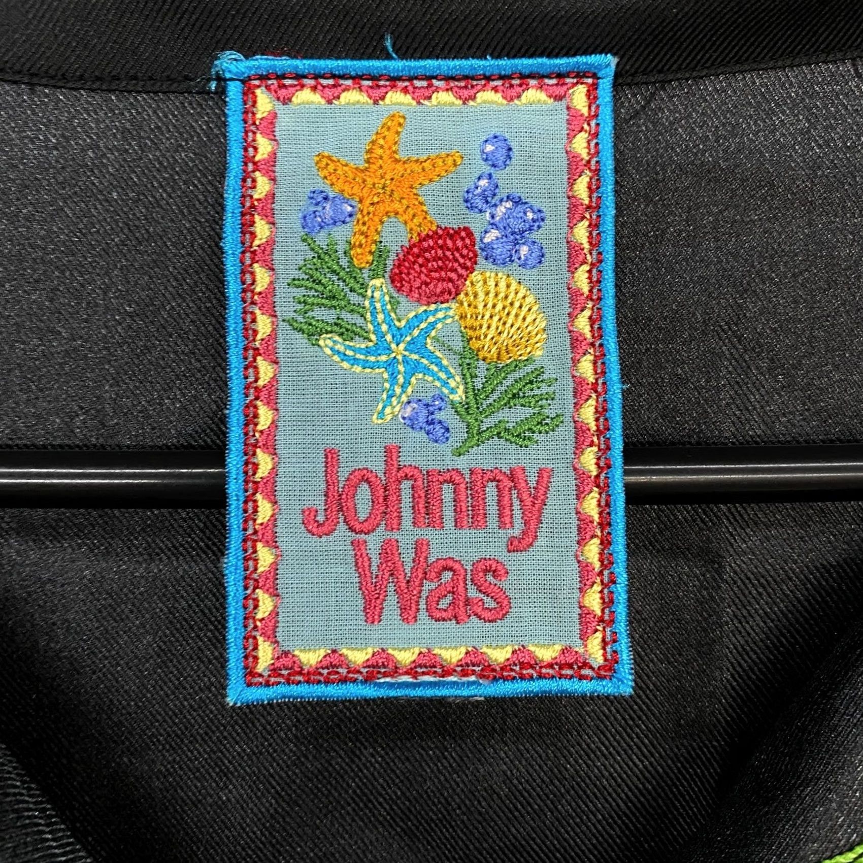 Johnny Was Johnny Was Silk Dress Womens Large Oversized Araia 100% Silk Beach Cruise Resort Floral Black Size L / US 10 / IT 46 - 6 Thumbnail