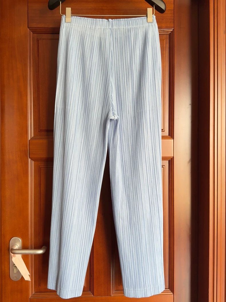 Issey Miyake issey miyake size:4 Light blue pleated pants 2506-Nextarro Size 42" / US 20 - 6 Thumbnail