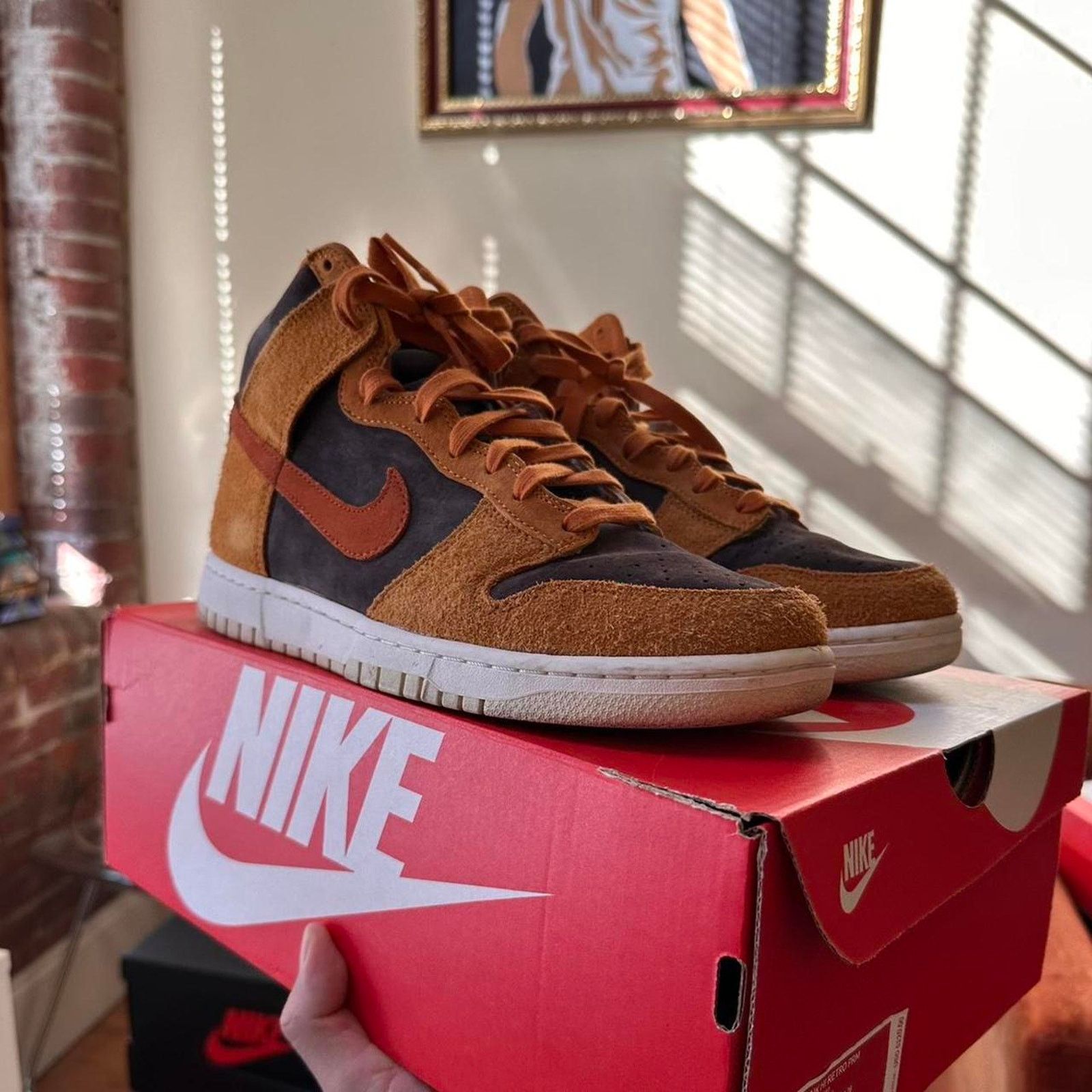 Nike × Santa Cruz Skateboards Nike Dunk High PRM Dark Russet Size US 10 / EU 43 - 1 Thumbnail