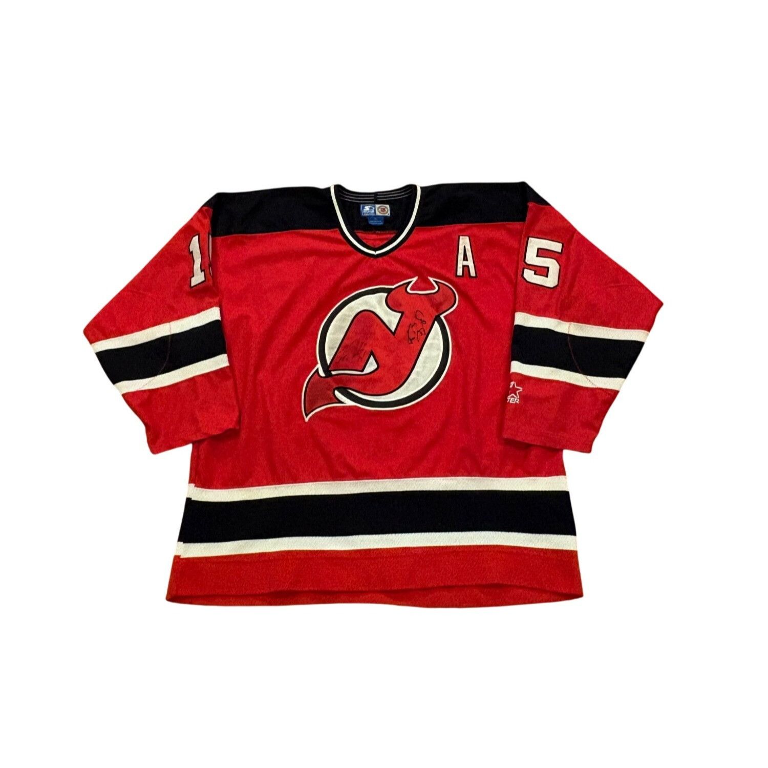Starter Vintage 90s Starter New Jersey Devils John MacLean #15 NHL H Size US XL / EU 56 / 4 - 2 Thumbnail
