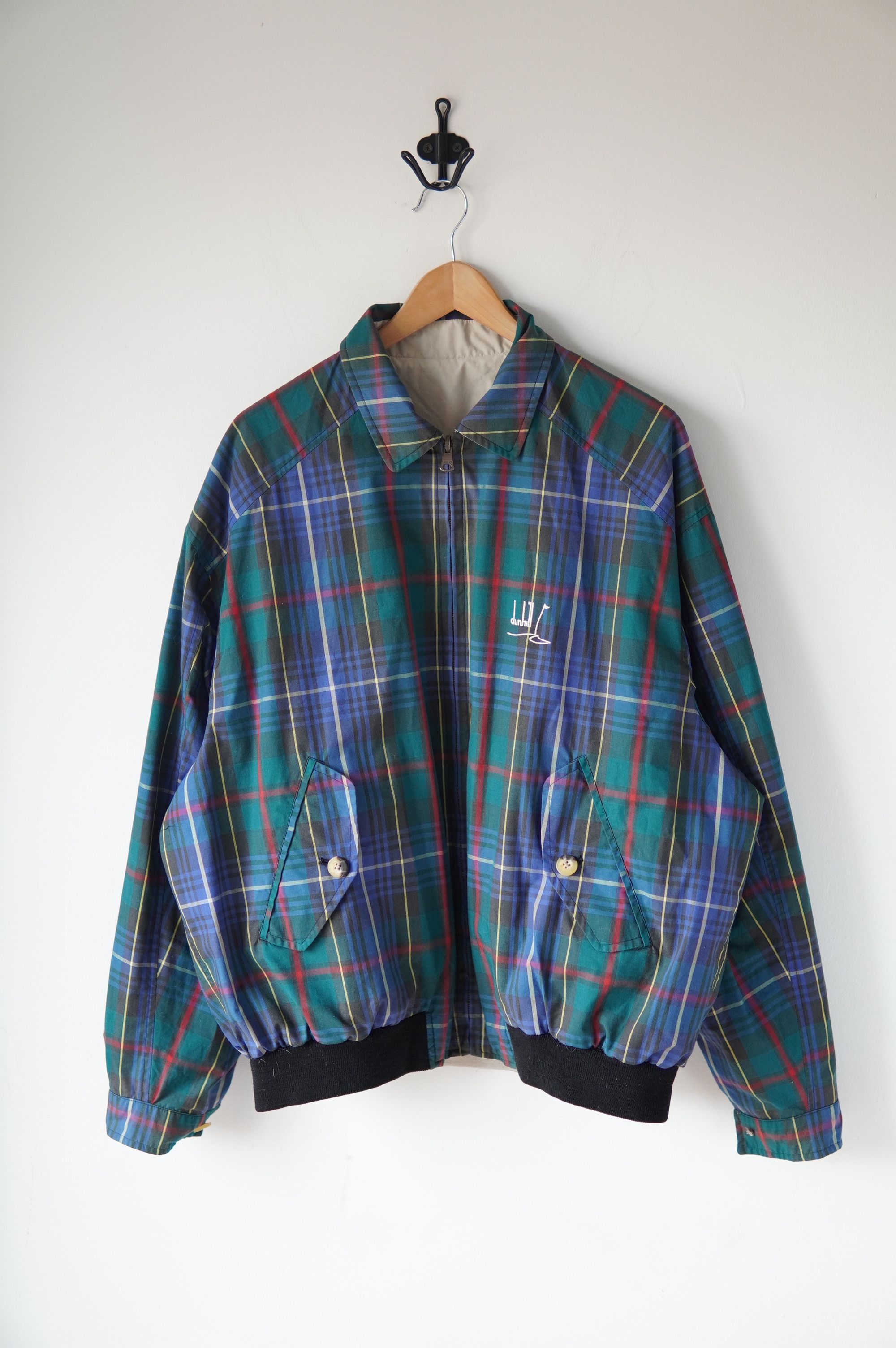 Alfred Dunhill Vintage Dunhill Reversible Chekered Jacket Size US L / EU 52-54 / 3 - 1 Thumbnail