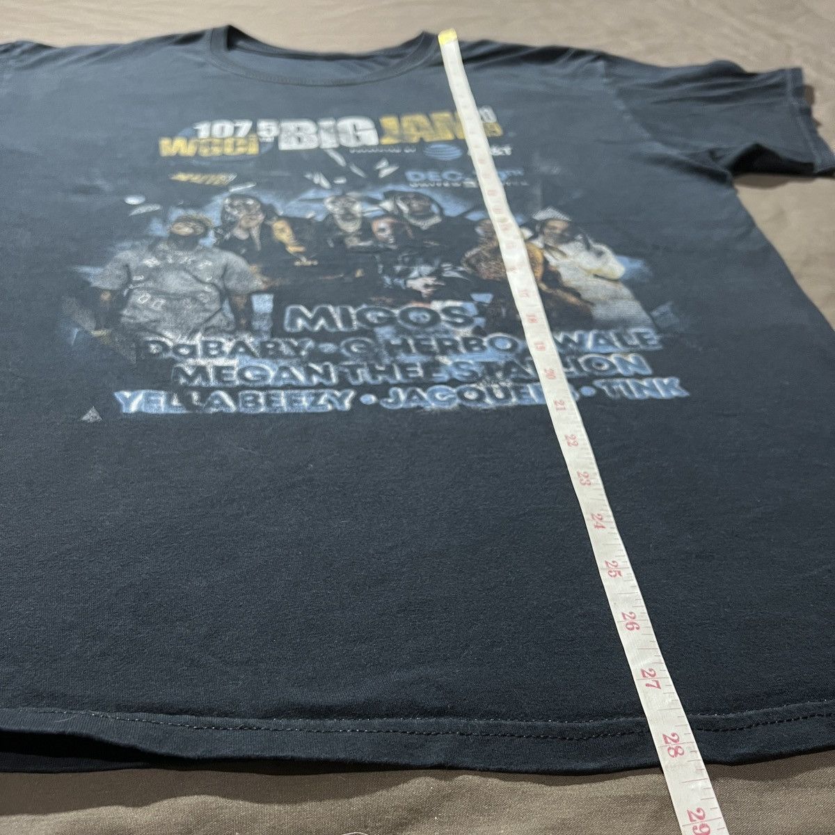 Rap Tees 2019 BiIG JAM MIGOS DaBaby WALE G Herbo PROMO TEE FADED Size US L / EU 52-54 / 3 - 8 Thumbnail