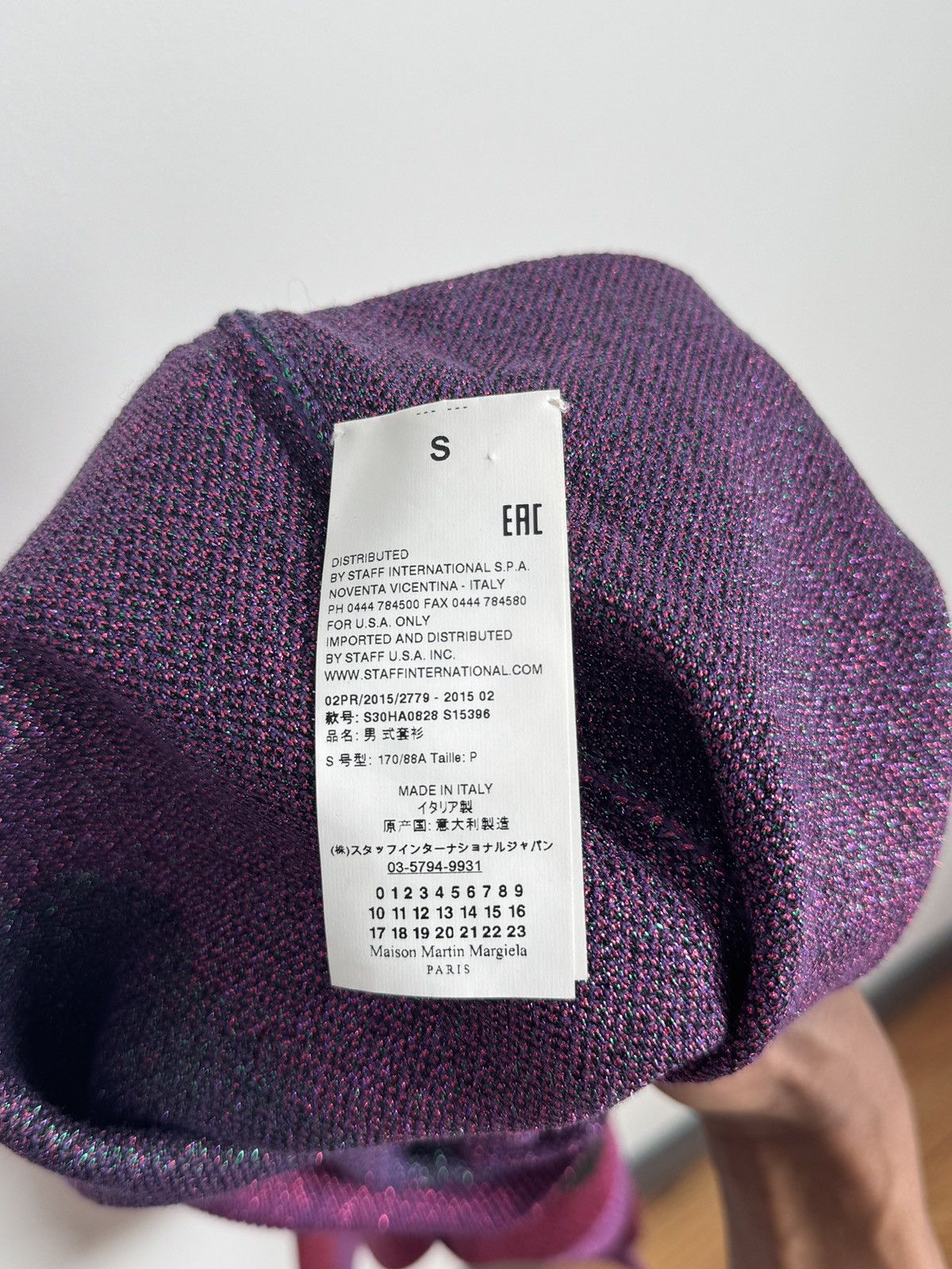 Maison Margiela Margiela Rare Glitter Knit Sweater Size US M / EU 48-50 / 2 - 7 Thumbnail