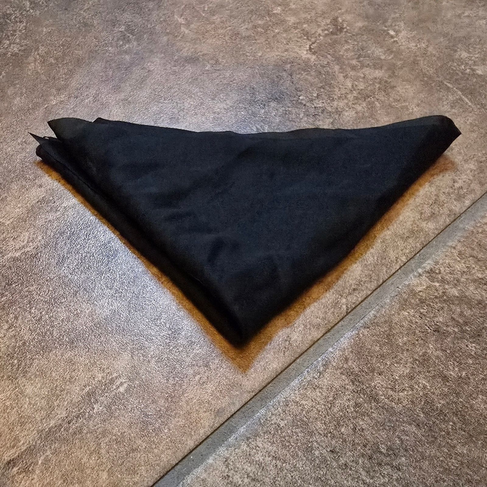 Other Black Satin Classic Half Scarf Size ONE SIZE - 4 Thumbnail