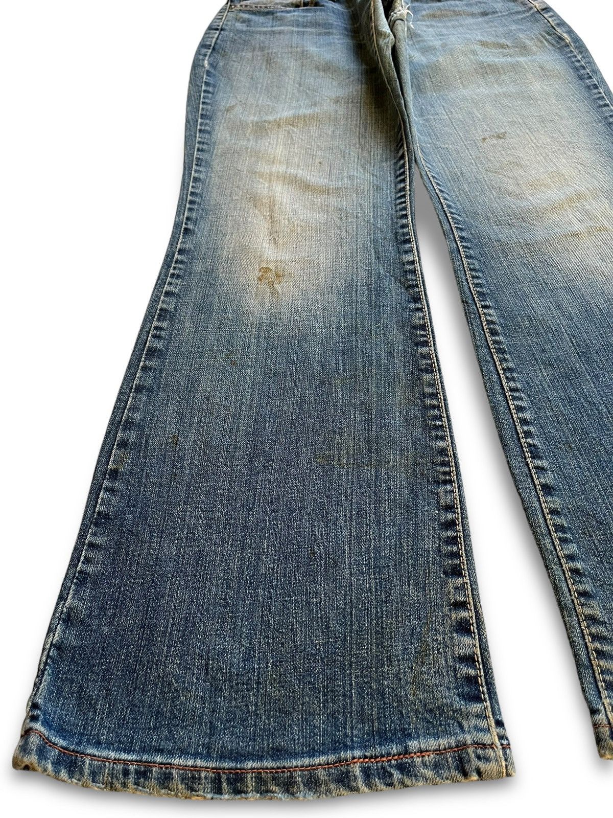 Levi's × Levi's Vintage Clothing Vintage 90s Levis 529 Faded Wash Distressed Flare Jeans Size US 29 - 6 Thumbnail