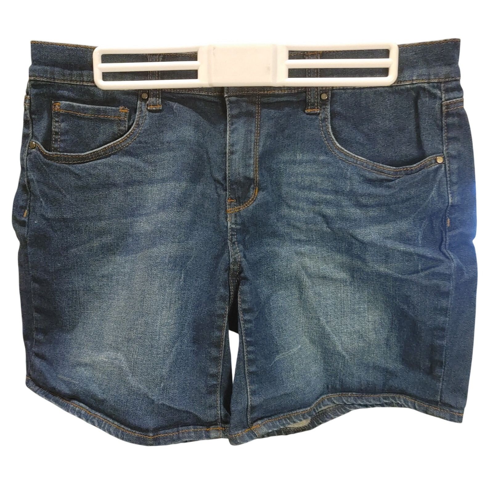 DKNY DKNY Jeans Women's 8 Medium Washed Denim Jean Shorts Size 30" / US 8 / IT 44 - 1 Thumbnail