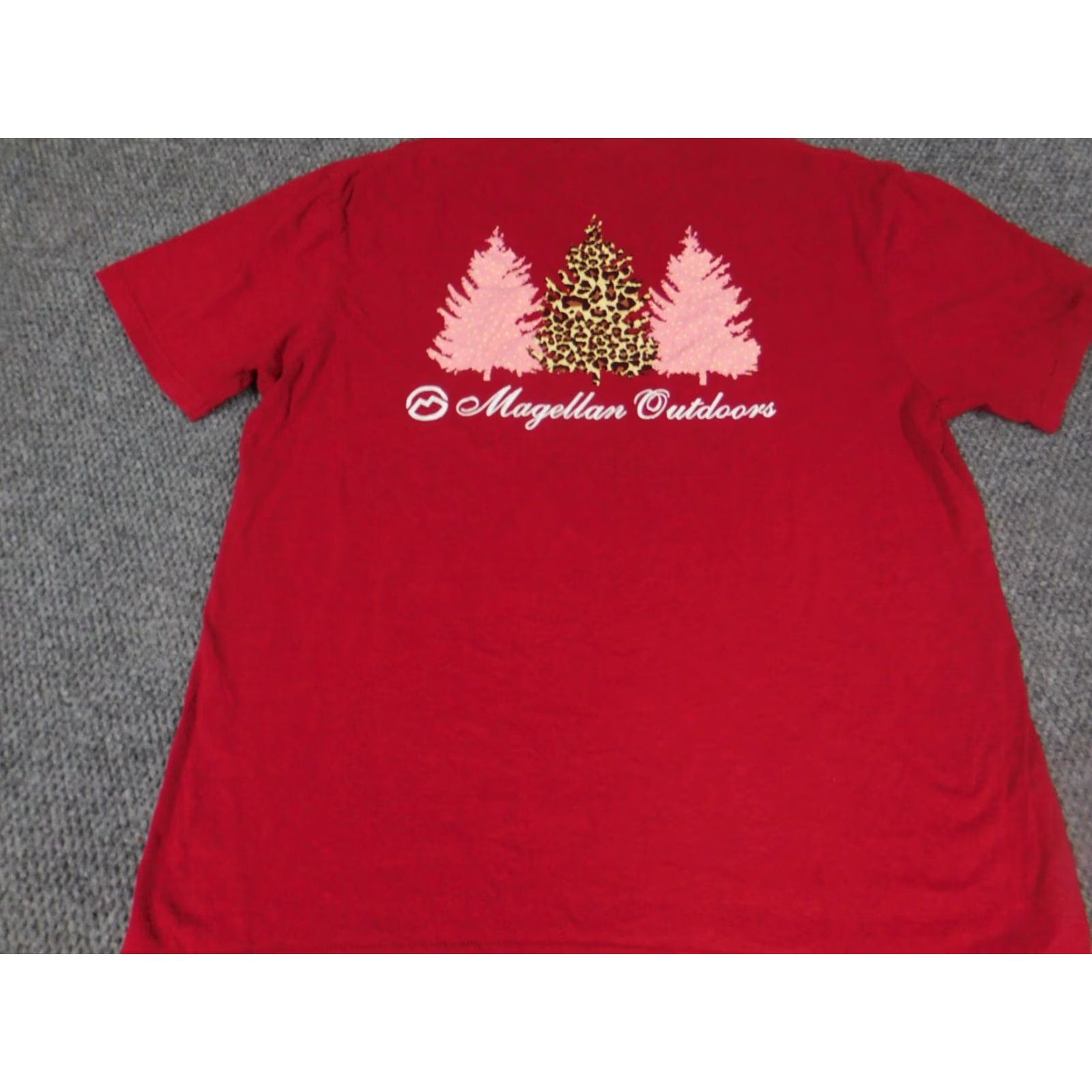 Vintage Magellan Shirt T-Shirt XL Men Red Cotton Knit Short Sleeve Crew Neck Logo Size US XL / EU 56 / 4 - 7 Thumbnail