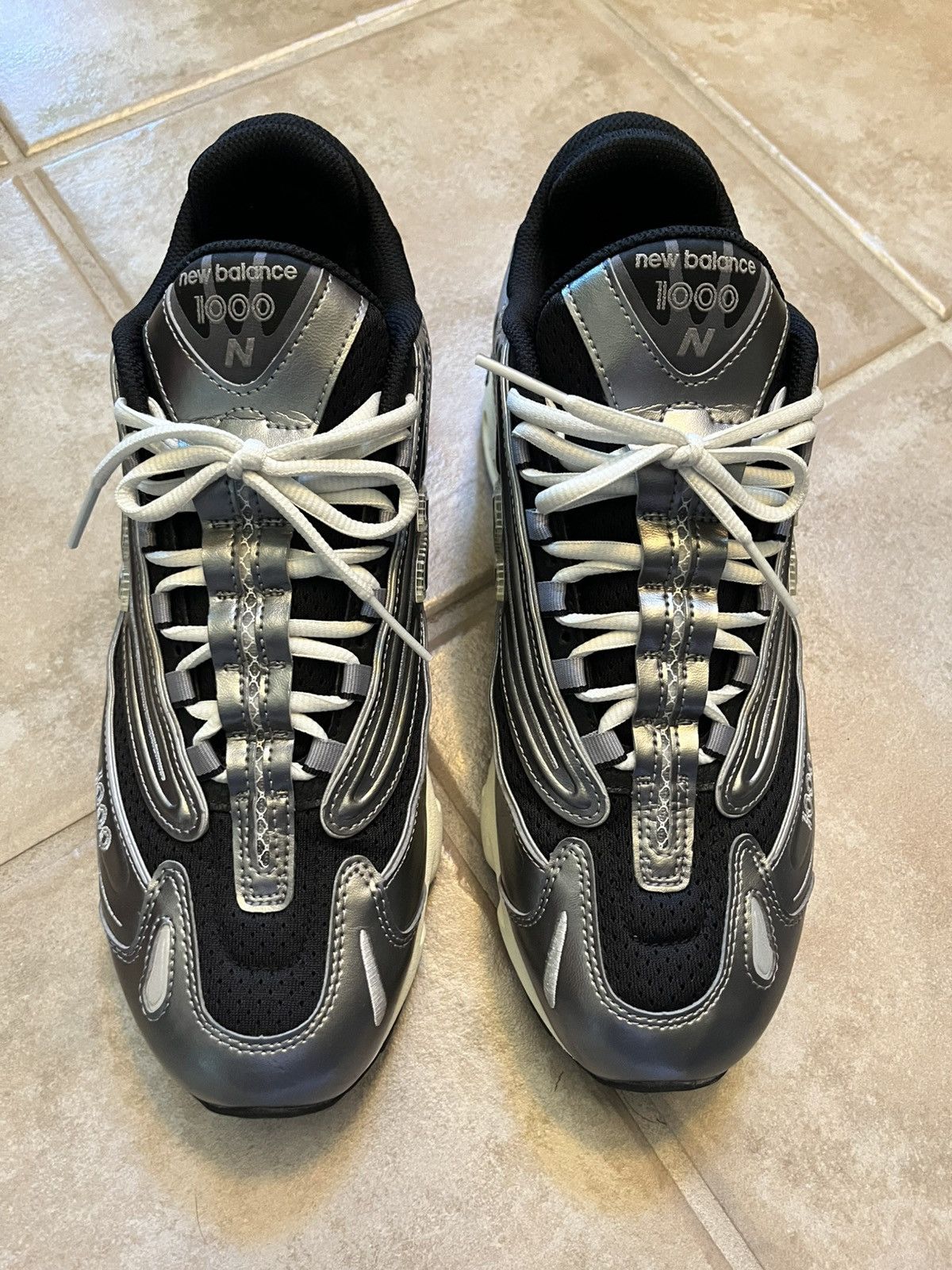 New Balance 1000 ‘SILVER METALLIC’ Size US 10.5 / EU 43-44 - 3 Thumbnail