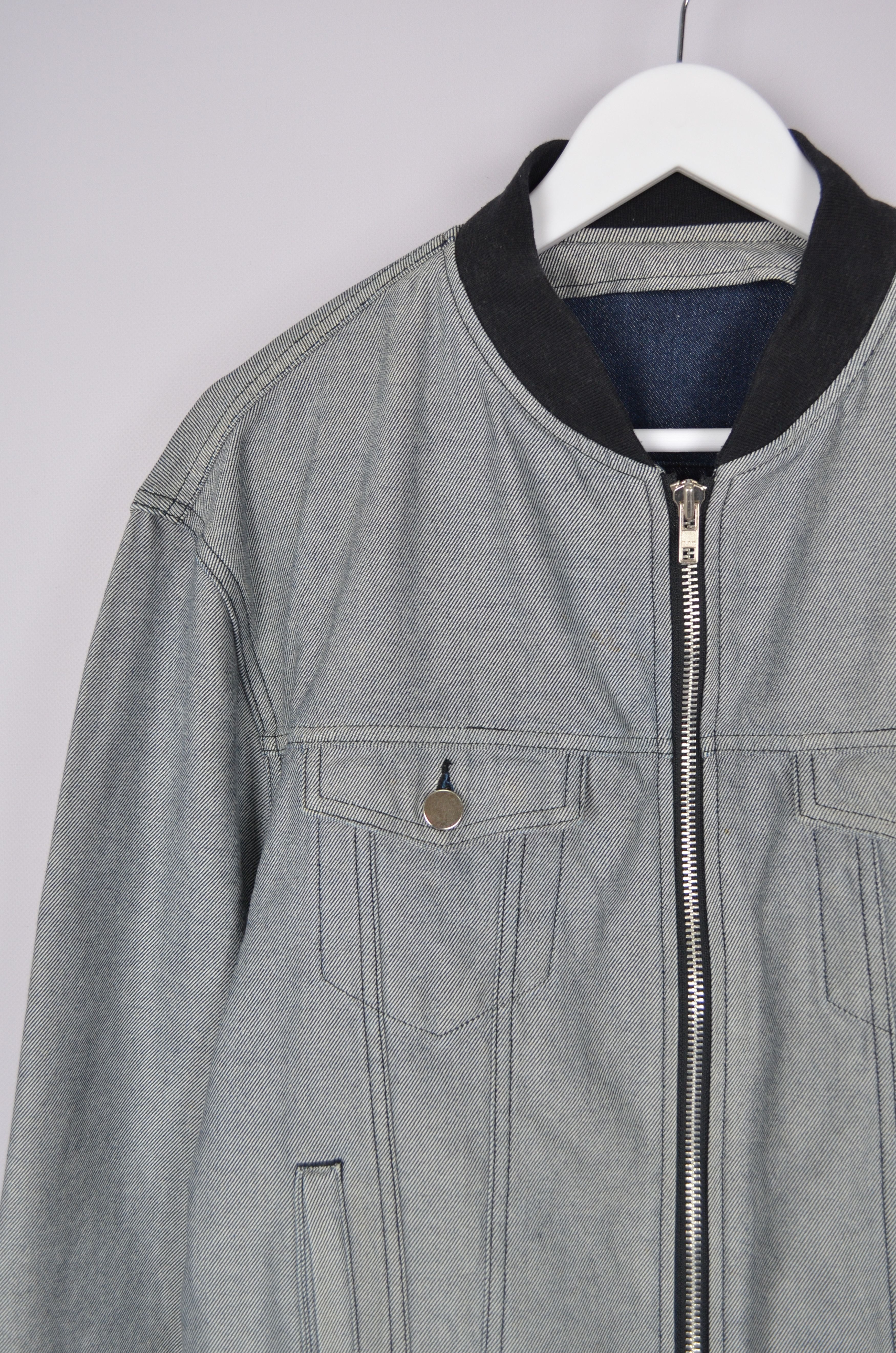 Comme des Garcons × Japanese Brand × Vintage Vintage Comme Des Garcons Homme Plus Denim Jacket Bomber M Size US M / EU 48-50 / 2 - 5 Thumbnail