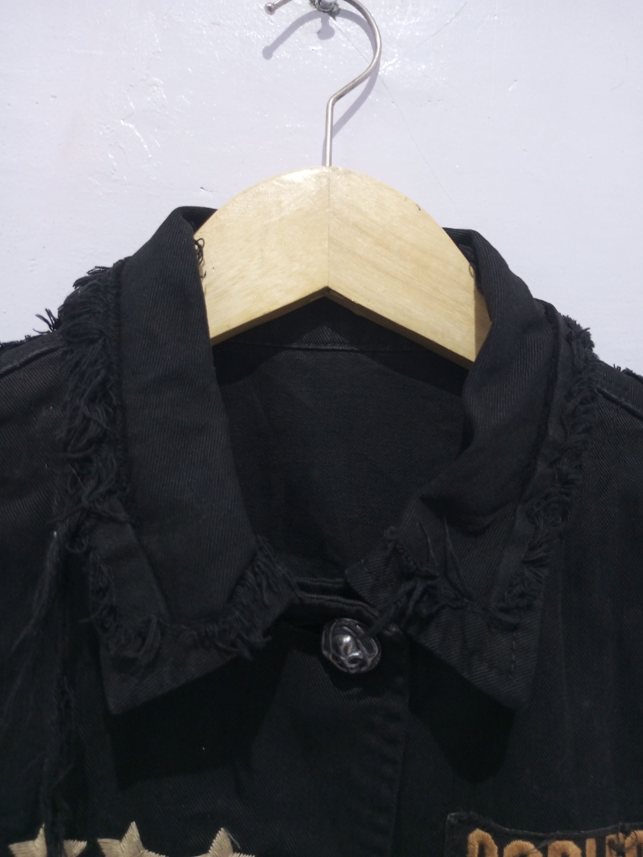 20471120 Vintage Corleone studded embroidery denim jacket Size US M / EU 48-50 / 2 - 12 Thumbnail