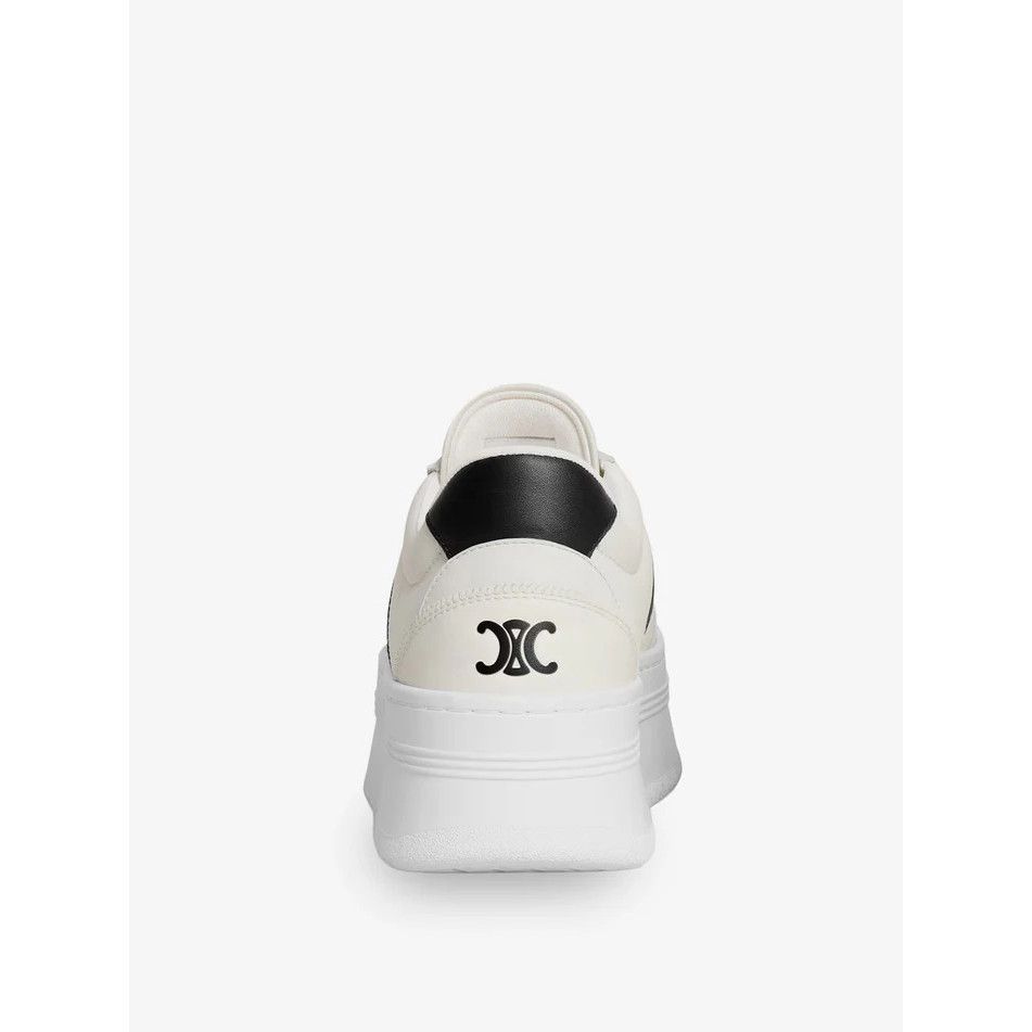 Celine CELINE $1000 Milk/Black Block Sneakers New & Authentic (Wome Size US 9 / IT 39 - 4 Thumbnail