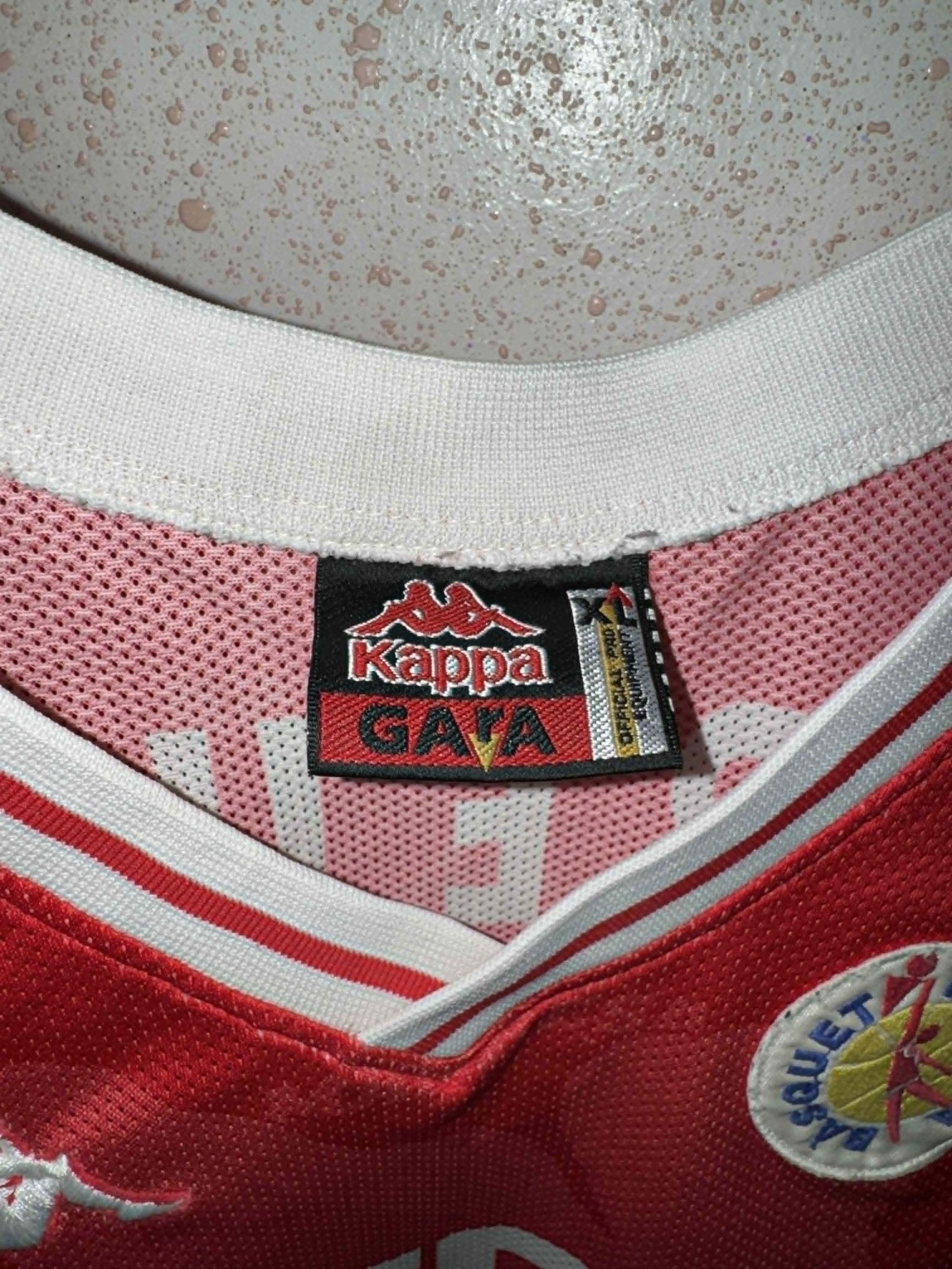 Kappa Baxi Manresa 1997/99 Vintage Basketball Kappa Jersey Creus Size US XL / EU 56 / 4 - 5 Thumbnail