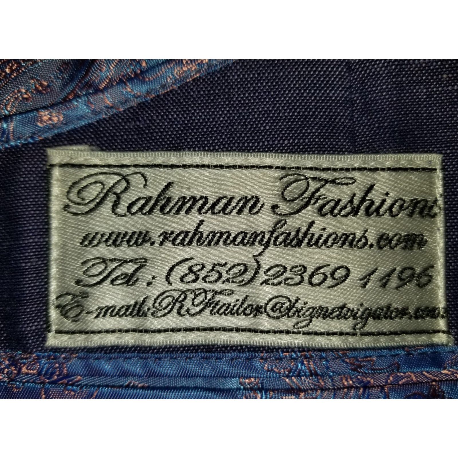 Vintage Bespoke 40L Purple Linen Silk Sport Coat Blazer Jacket Rahman Fashions Notch Lapel Two Button 4-Button Surgeon Cuffs Long Solid Vintage? No—Wait Size 40R - 6 Thumbnail