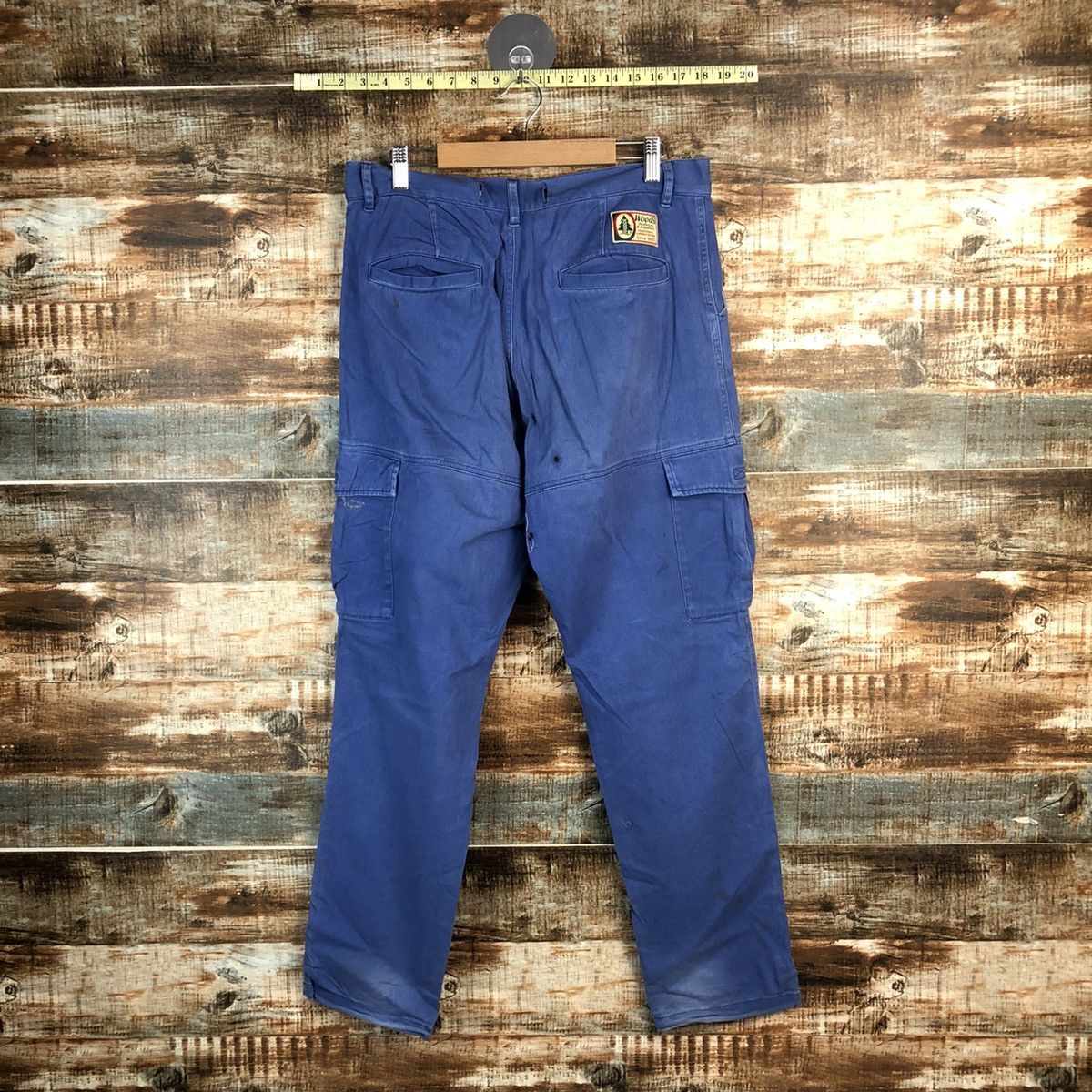 Other DL Woods Blue Cargo Multipocket Pants #C619 Size US 31 - 14 Thumbnail