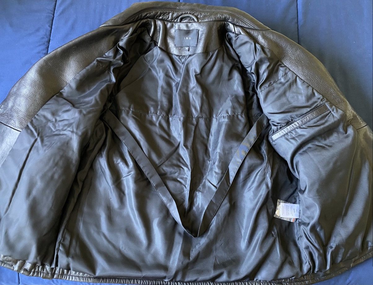 Iro IRO Paris FW15 Maizil Leather Biker Jacket Medium Black Size US M / EU 48-50 / 2 - 6 Thumbnail