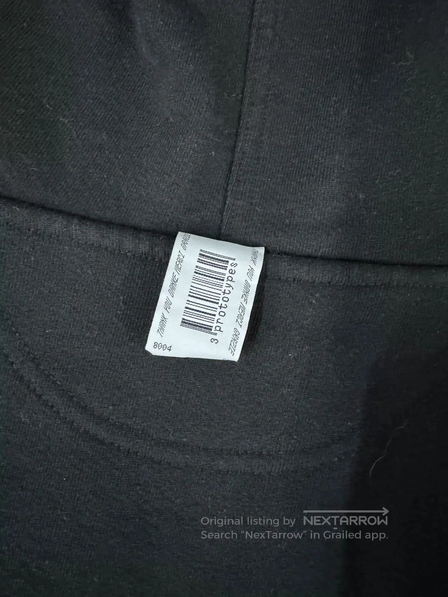Prototypes Prototypes Black Hoodie with Gloves. Size US S / EU 44-46 / 1 - 5 Thumbnail