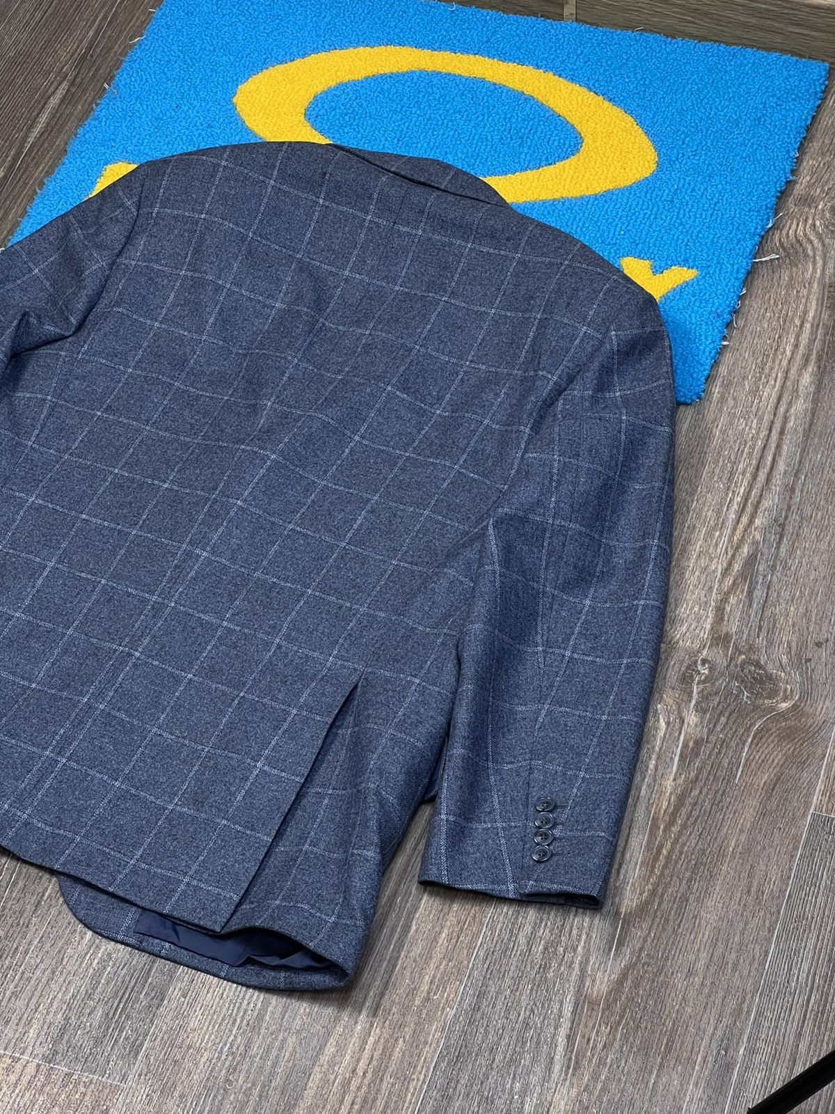 Brioni Brioni Parigi Checked Three Buttons Wool Grey Blazer Jacket Size 52S - 13 Thumbnail