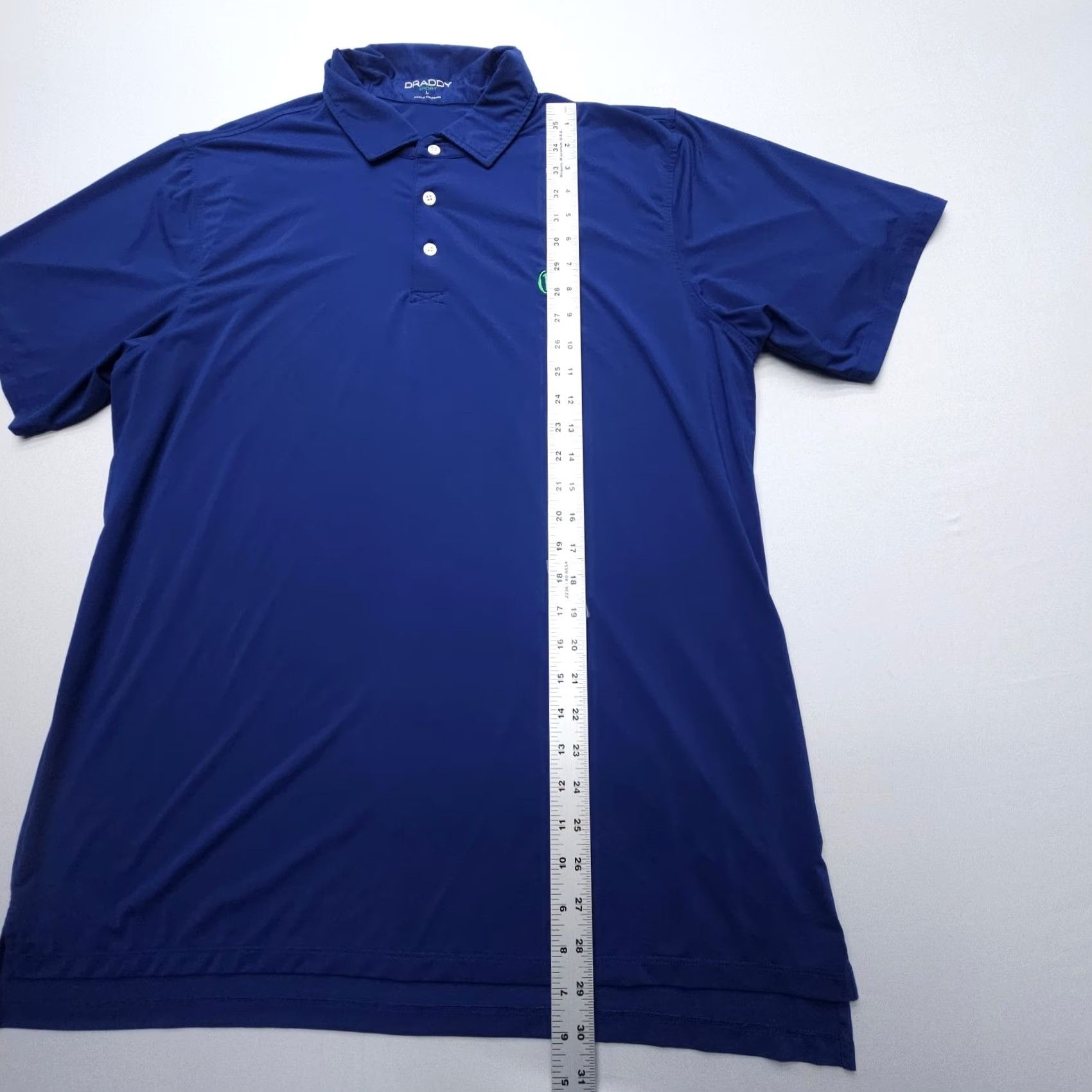 Vintage Draddy Golf Polo Shirt Mens Large Blue Stretch Performance Light Wicking Shirt Polo Sports USA Brand Size US L / EU 52-54 / 3 - 5 Thumbnail