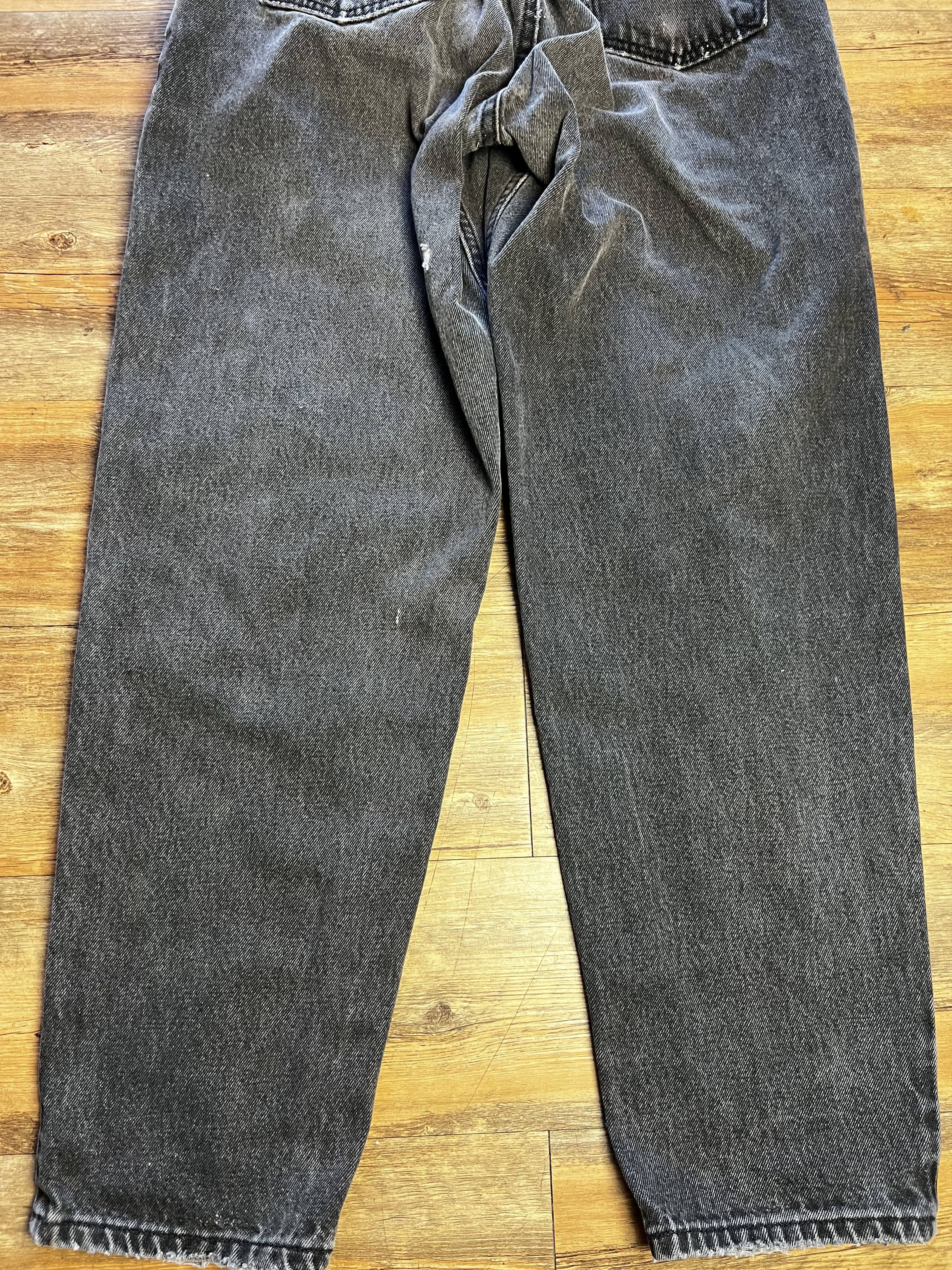 Levi's Vintage 560 Black Levi's Loose Fit Tapered Leg Denim Jeans Size US 30 / EU 46 - 11 Thumbnail