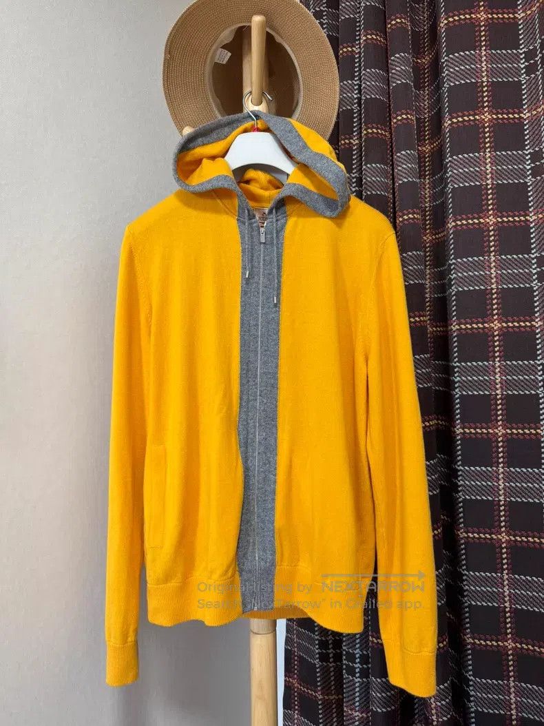Hermes Hermes Cashmere overcoat, cashmere hooded cardigan Size US XXL / EU 58 / 5 - 1 Thumbnail